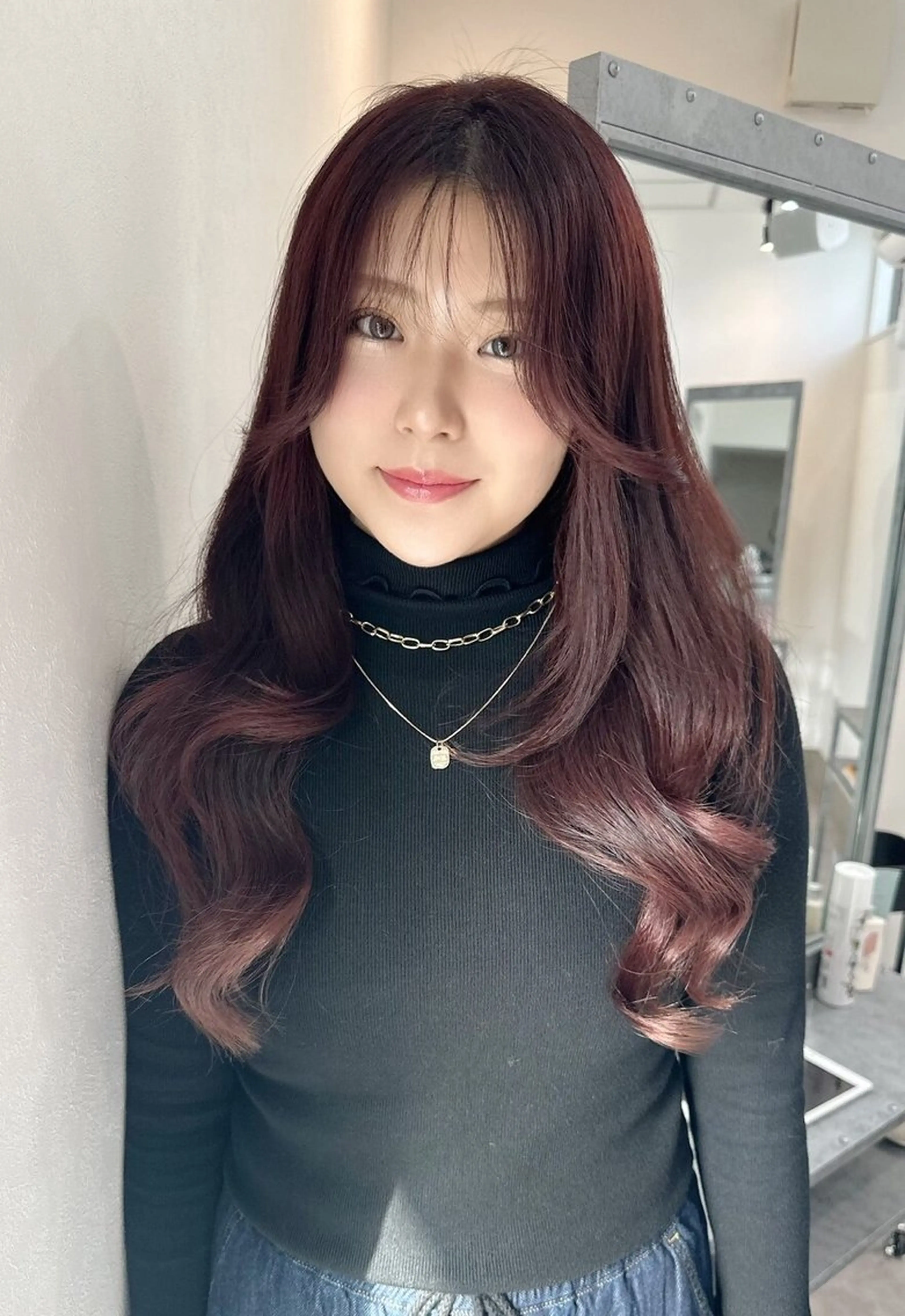 ロング カラー 赤味消しcolor 🌿🤍Ayaのヘアスタイル