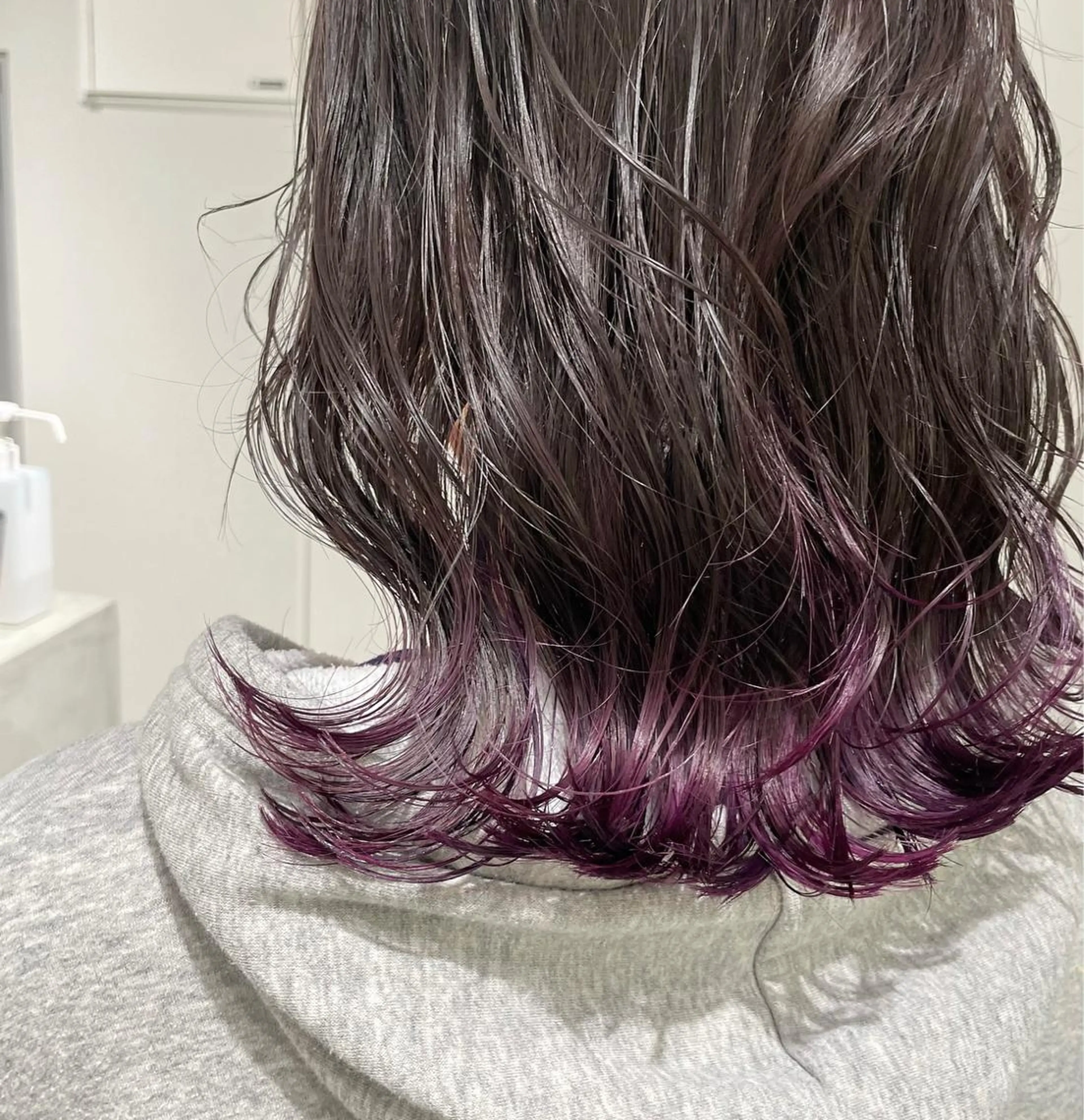 ミディアム カラー ate.心斎橋 RYUKAのヘアスタイル