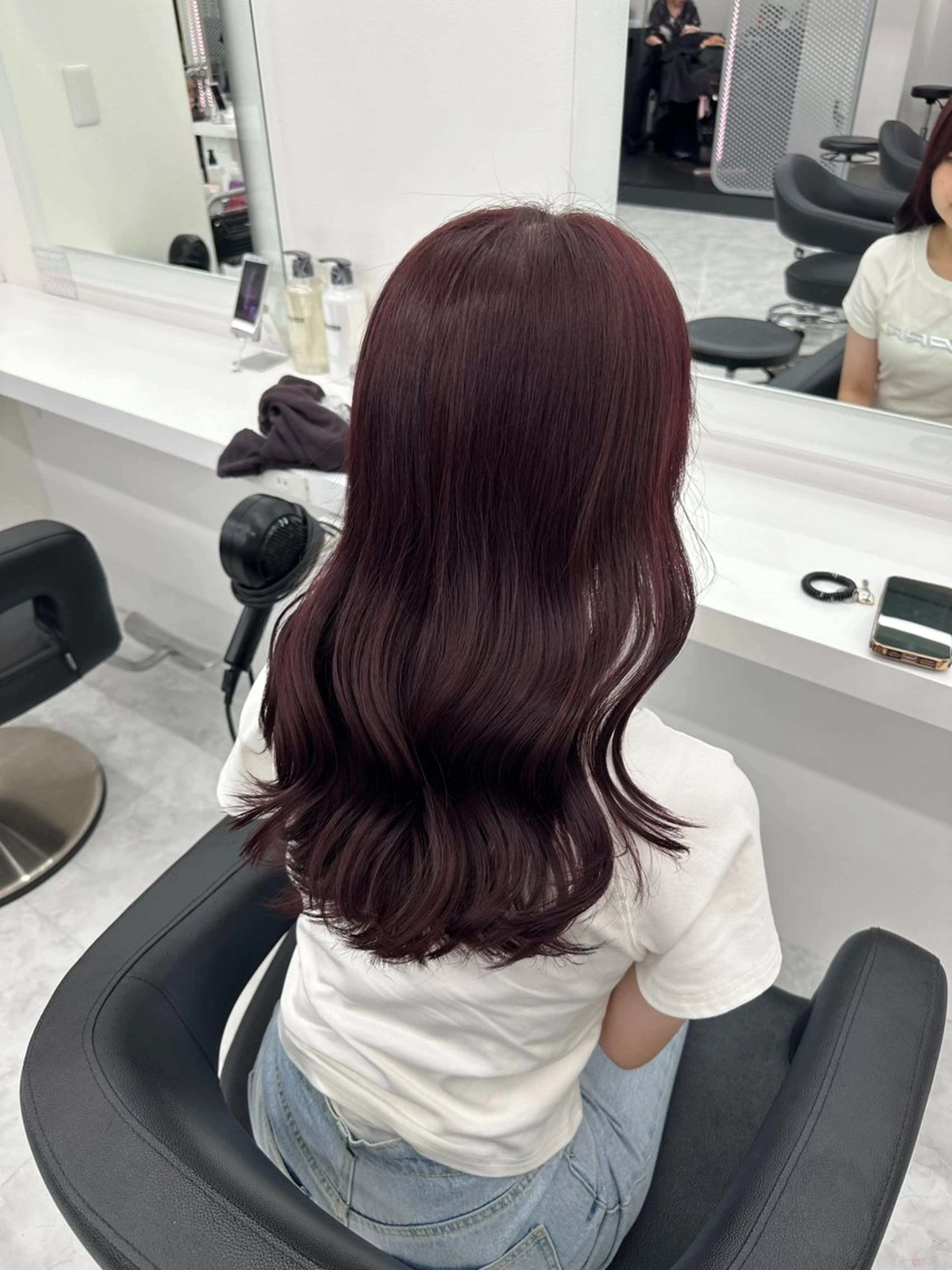 ロング カラー パーマ ヘアアレンジ メンズ キッズ ♥️韓国ヘア レイヤー♥️ゆりのヘアスタイル