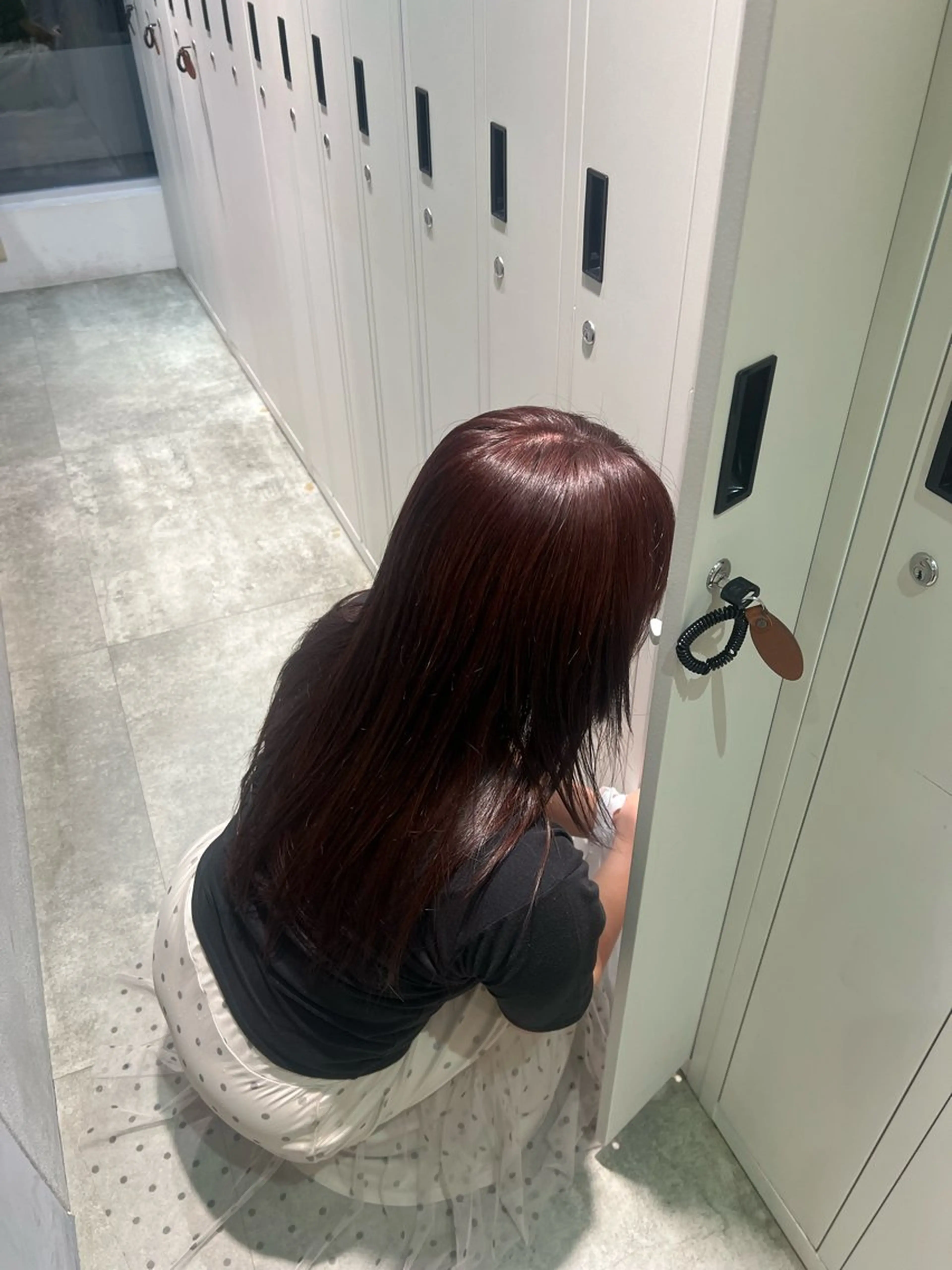 ロング トリートメント ヘアカラー トリートメント Unami AIのヘアスタイル