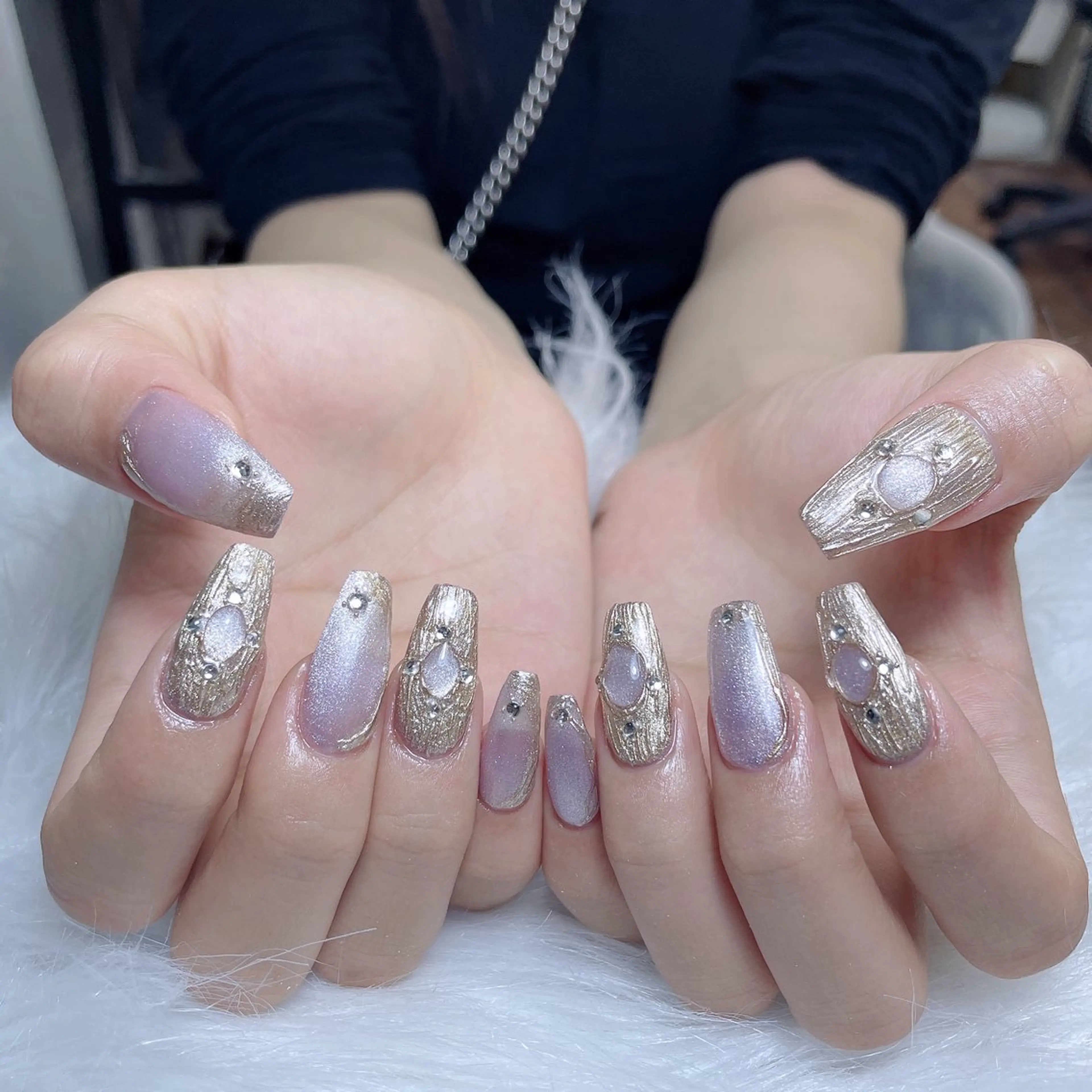 ネイル ハート 韓国ネイル 夏ネイル ワンホンネイル ハンドネイル Melody Nail所属・Melody  3D/スカルプ専門店のネイルデザイン