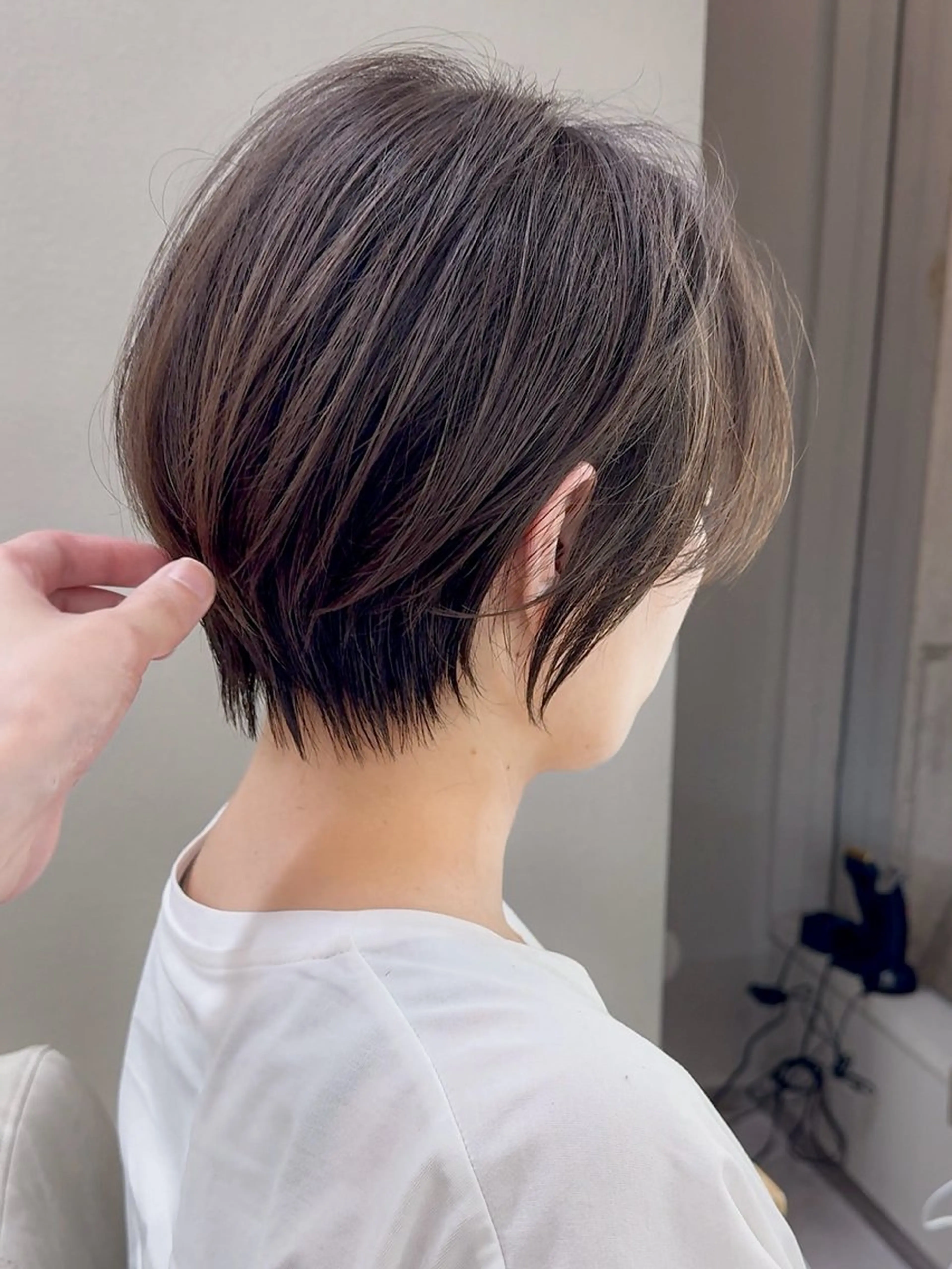 ショート カラー カット ヘアカラー i.+sapporo所属・ショート/レイヤー /札幌/小山内のヘアスタイル