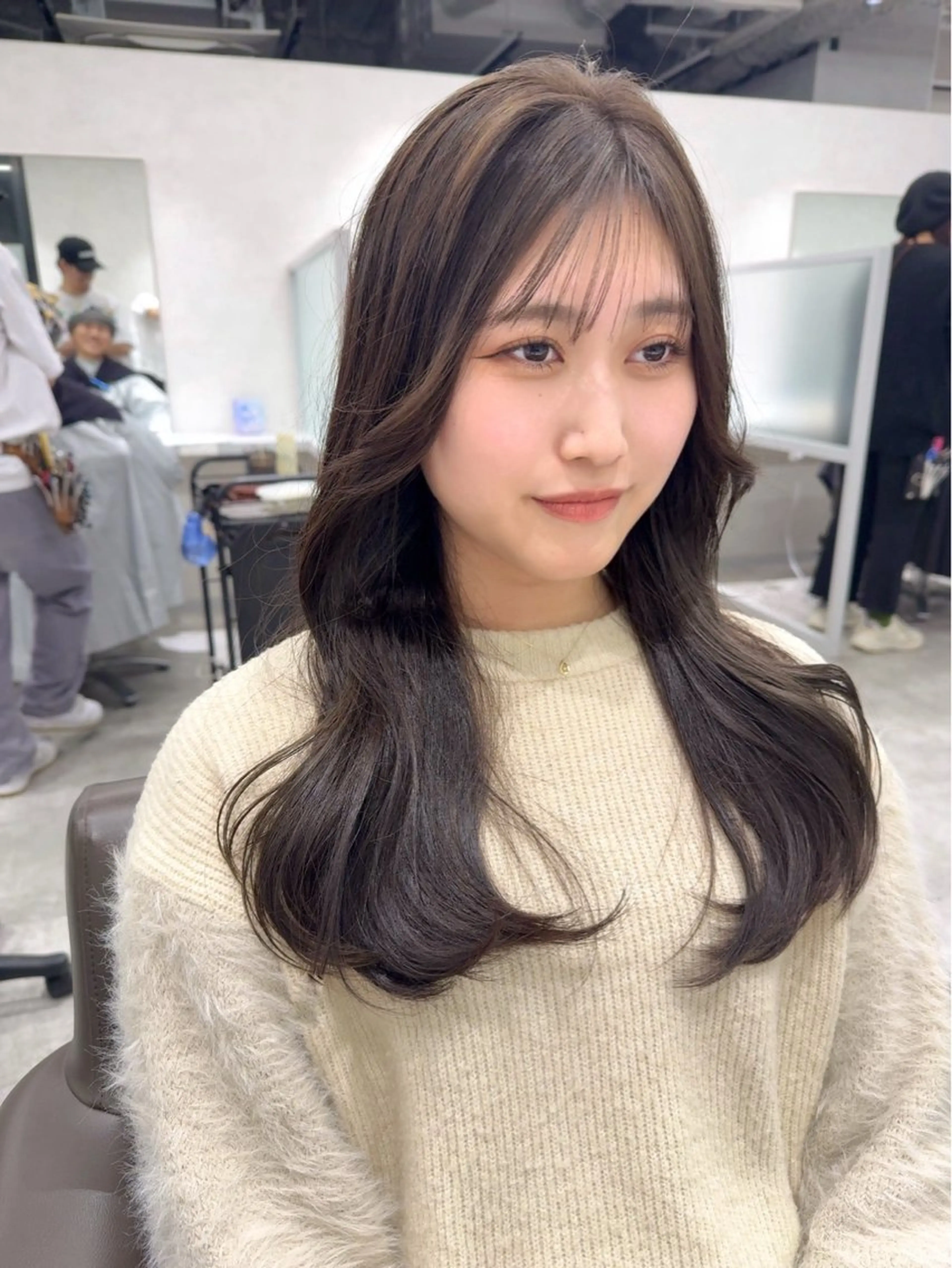 ロング 明松 功喜のヘアスタイル