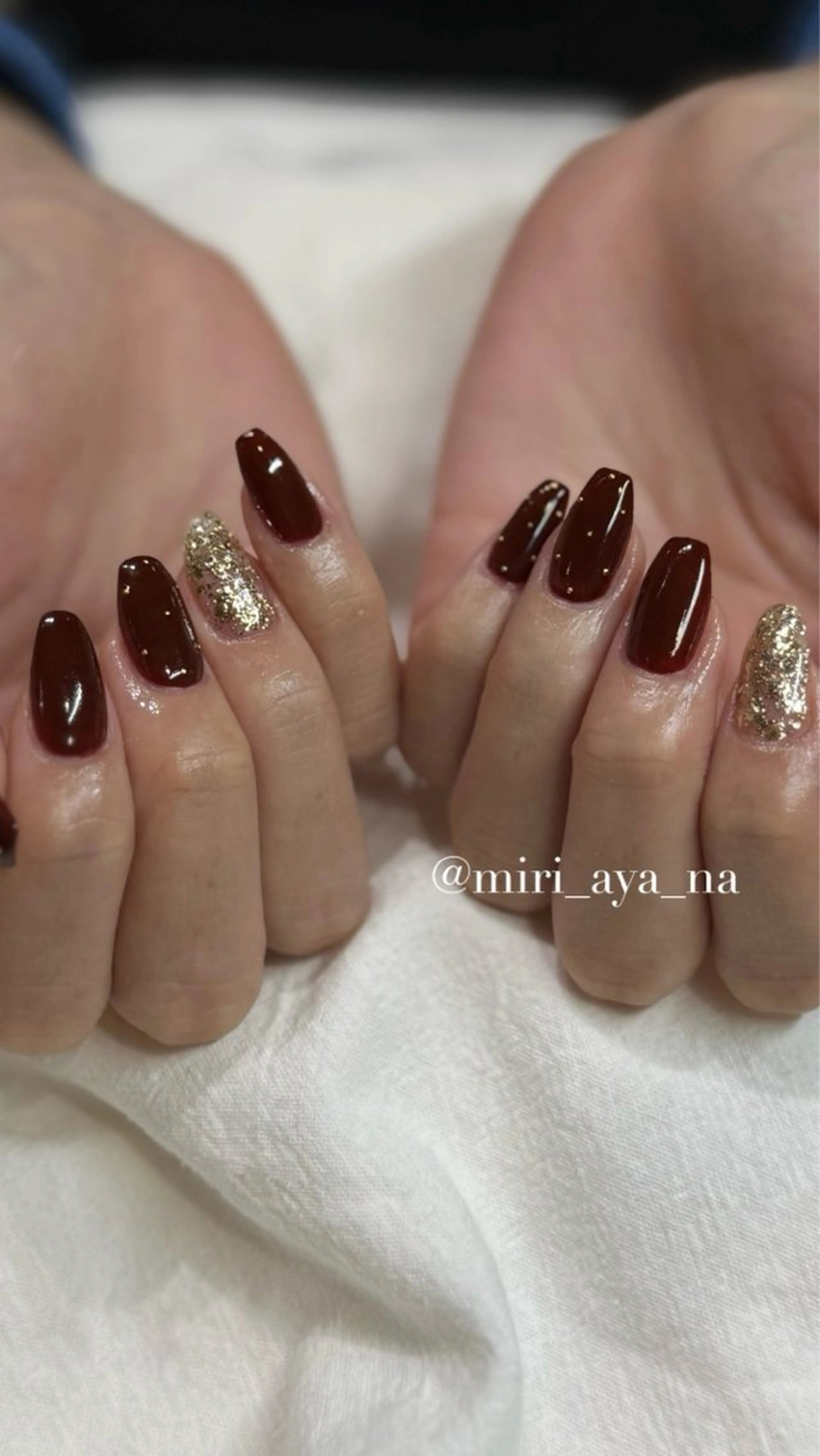 ネイル ハンドネイル 新宿代々木/韓国系 ワンホン/aya🫧のネイルデザイン