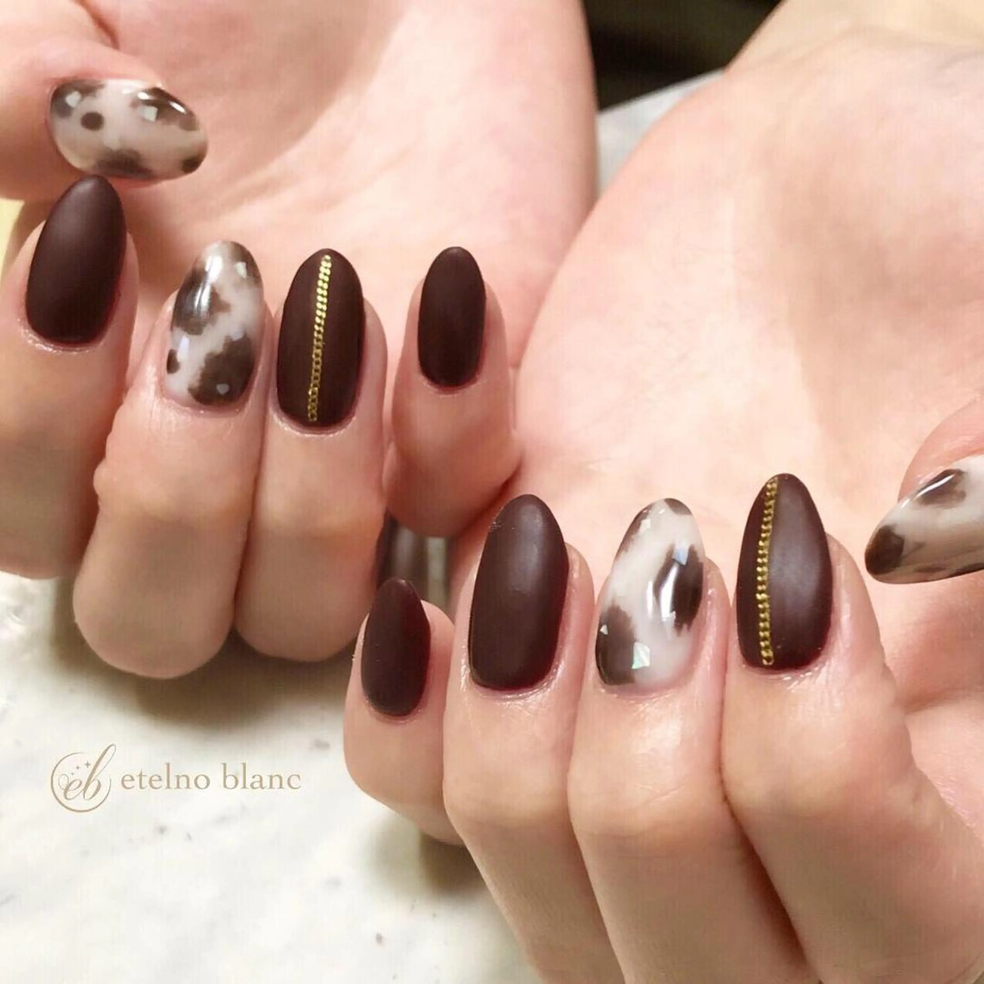 ネイル etelno blanc中目黒のネイルデザイン
