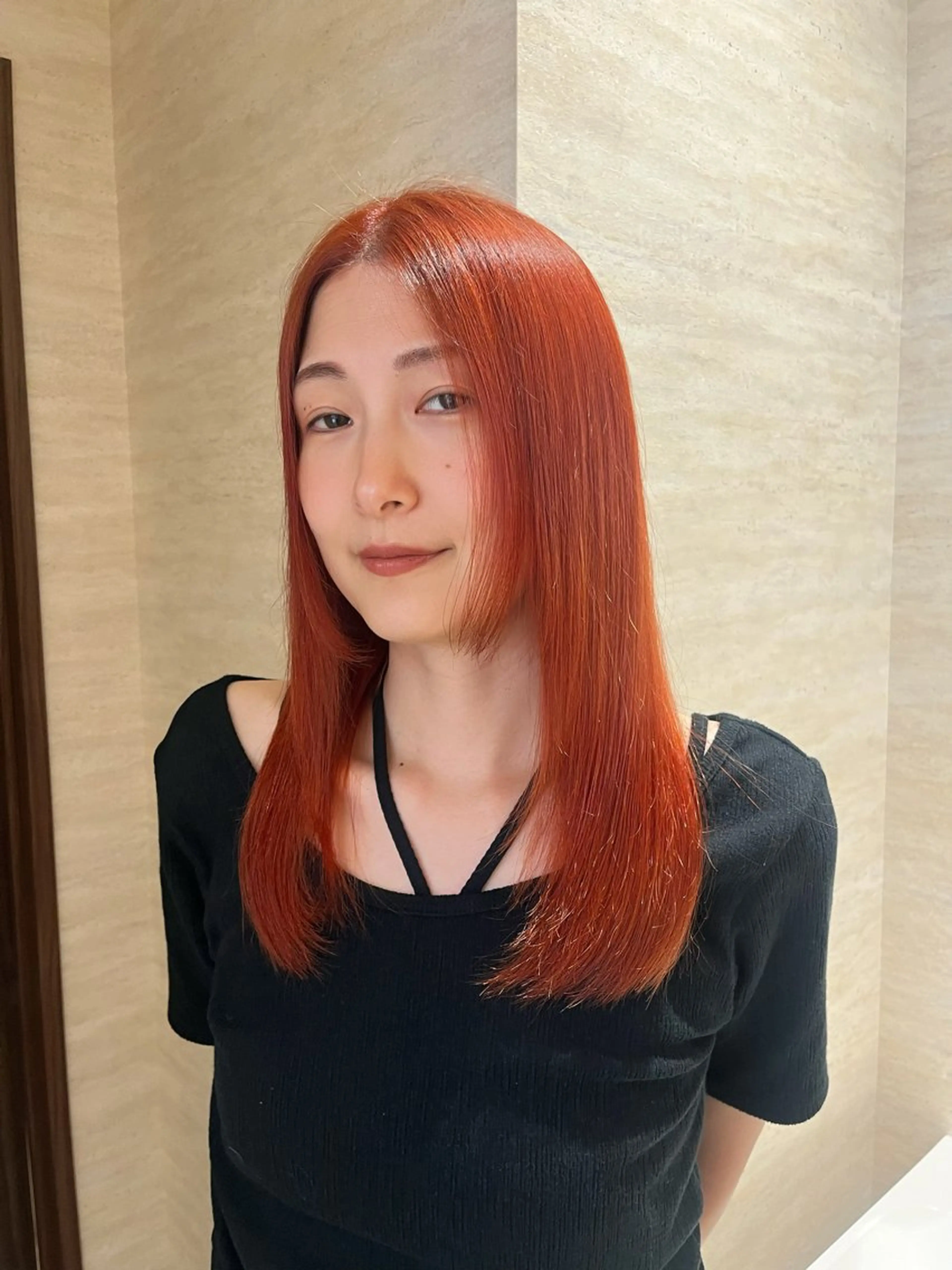 人気No. 1メニュー💞オススメ♪カット+ケアブリーチ&ダブルカラー+ナノケラチンTR￥25300→￥10000の写真
