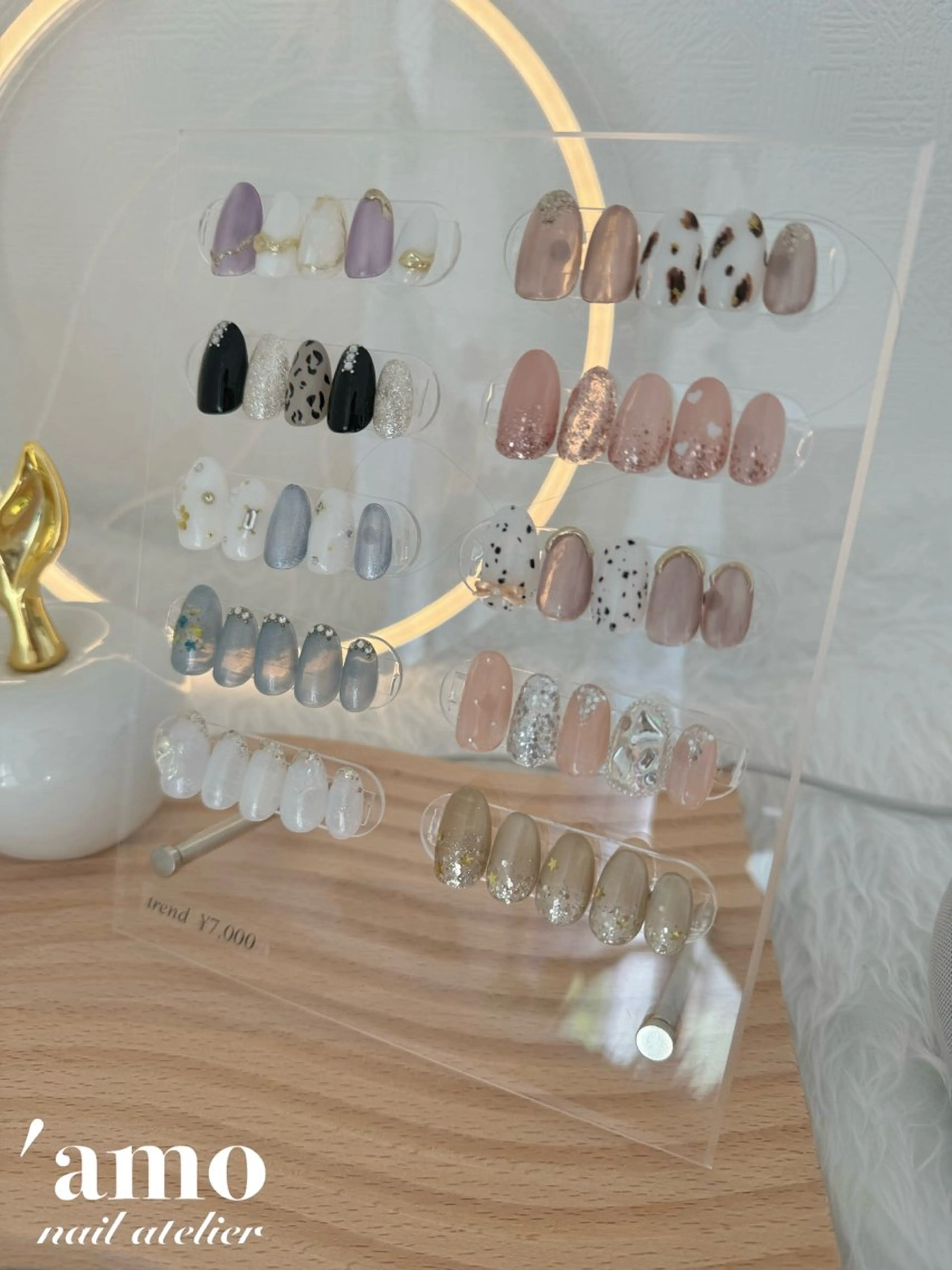 ネイル ハンドネイル 'amo nail atelierのネイルデザイン