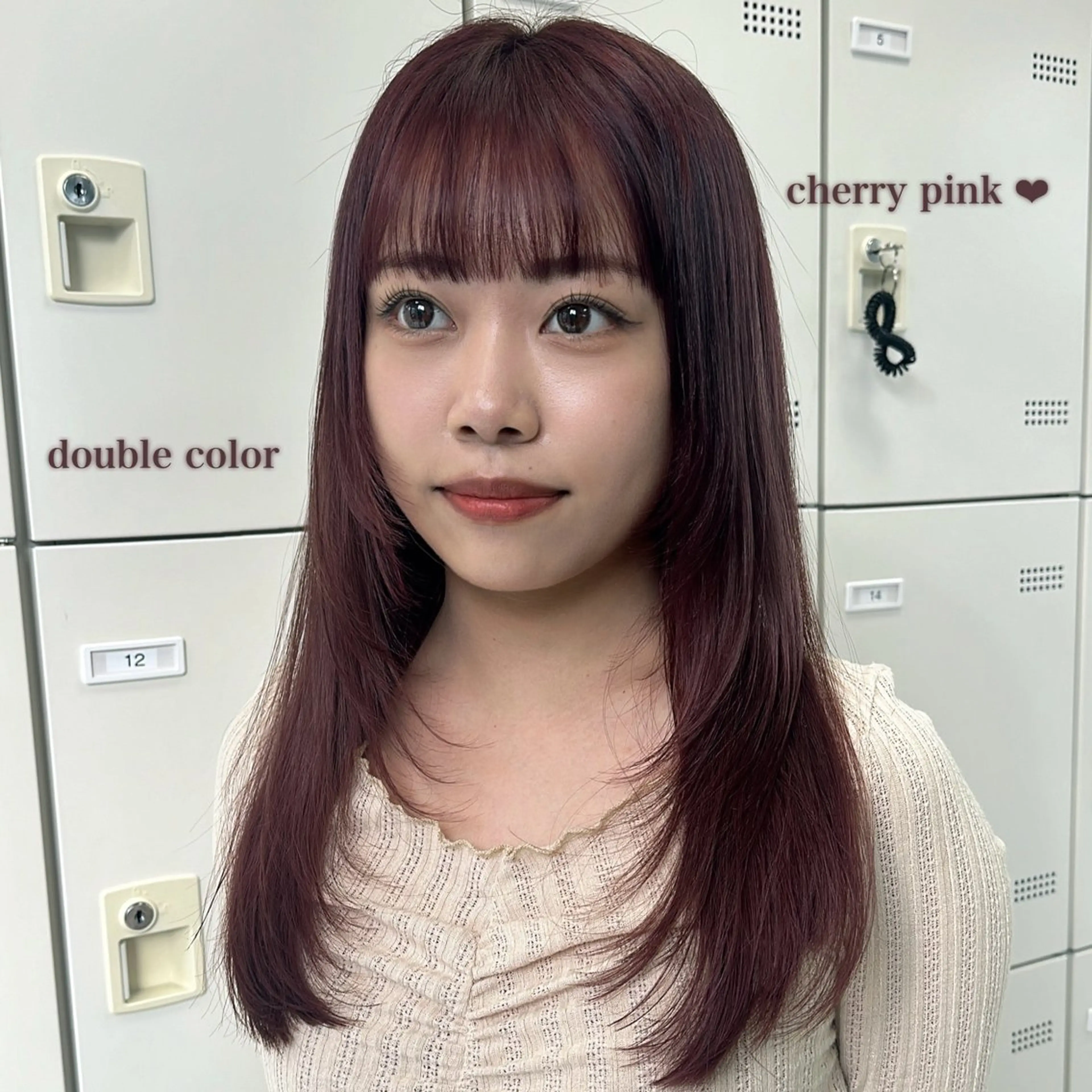 ミディアム カラー ヘアカラー ヘッドスパ ヘアセット ガーリーstyle ❤︎misaki🏹のヘアスタイル