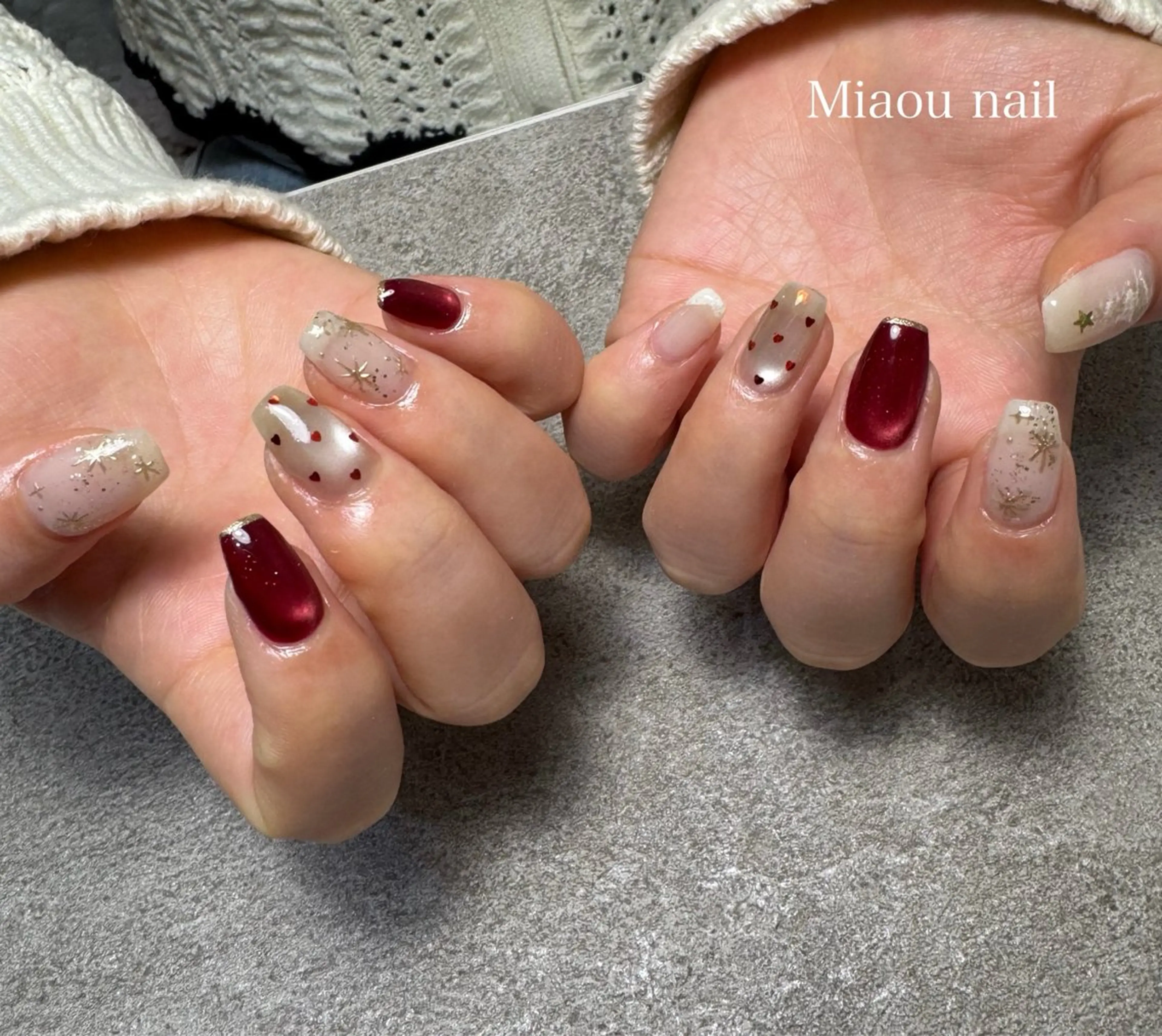 ネイル ハンドネイル Miaou nail ミャウ ネイルのネイルデザイン