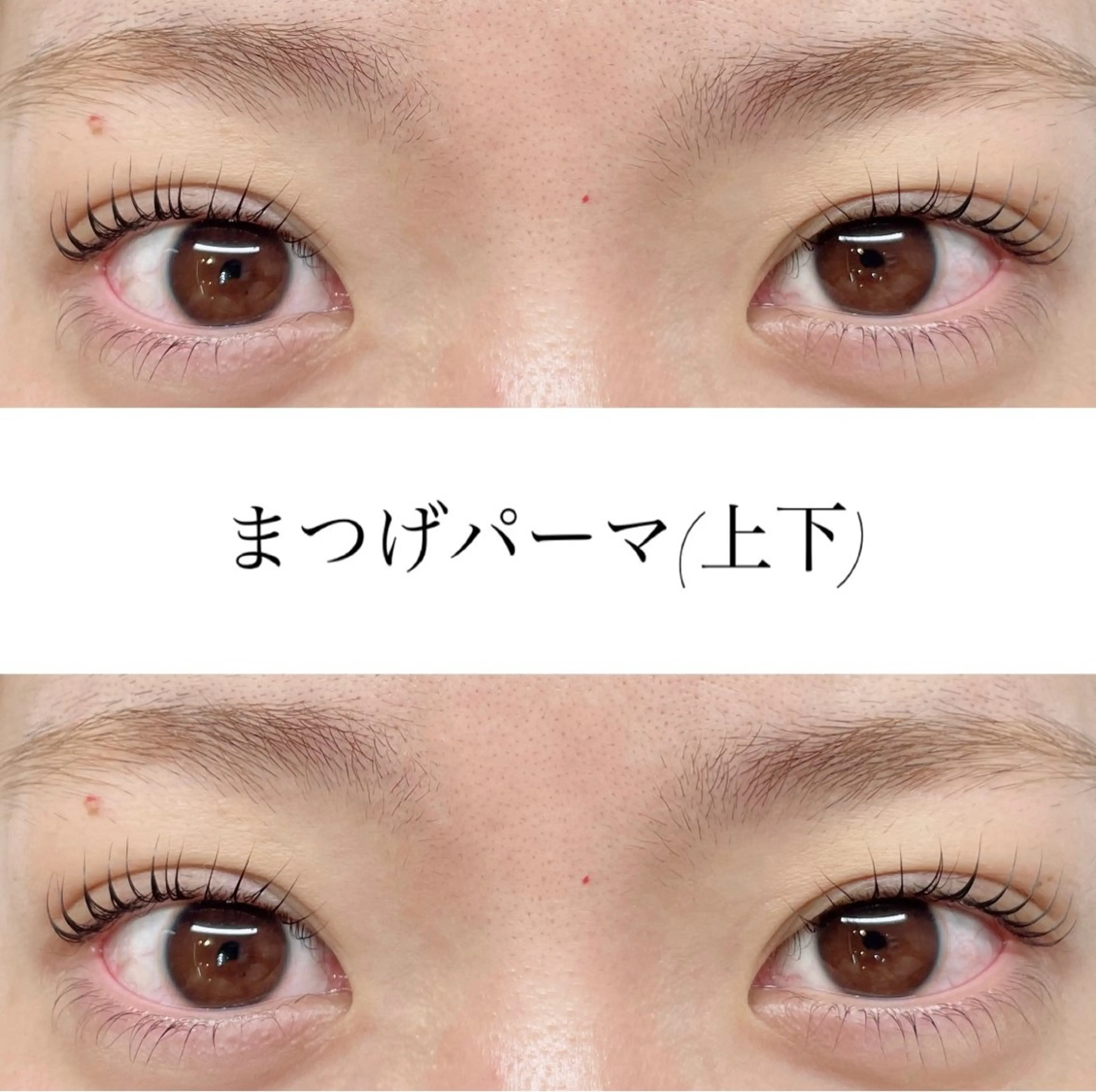 【ぱっちり目元に✨】まつ毛パーマ上下👀🌸の写真