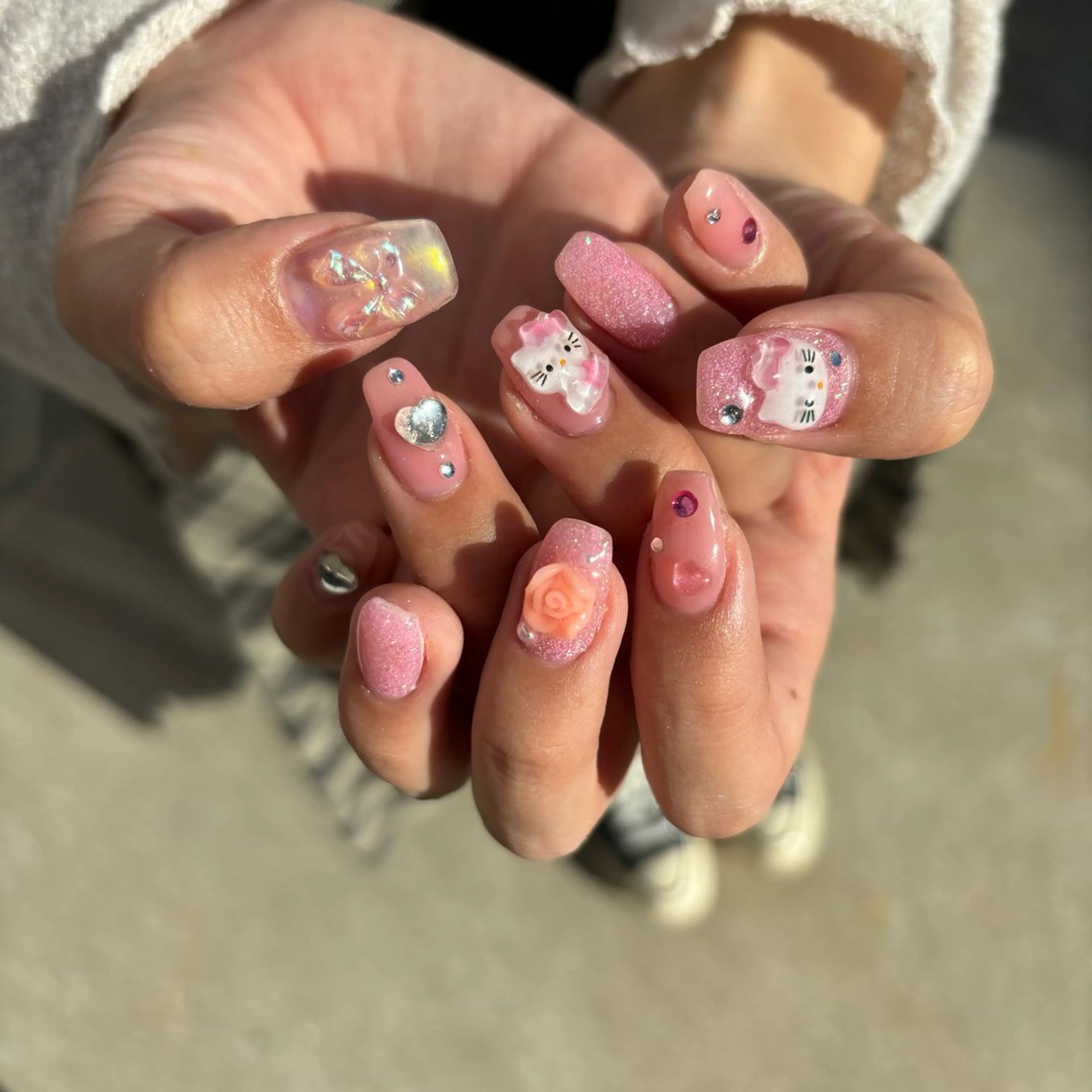 ネイル ハンドネイル Sea  nail by emaのネイルデザイン