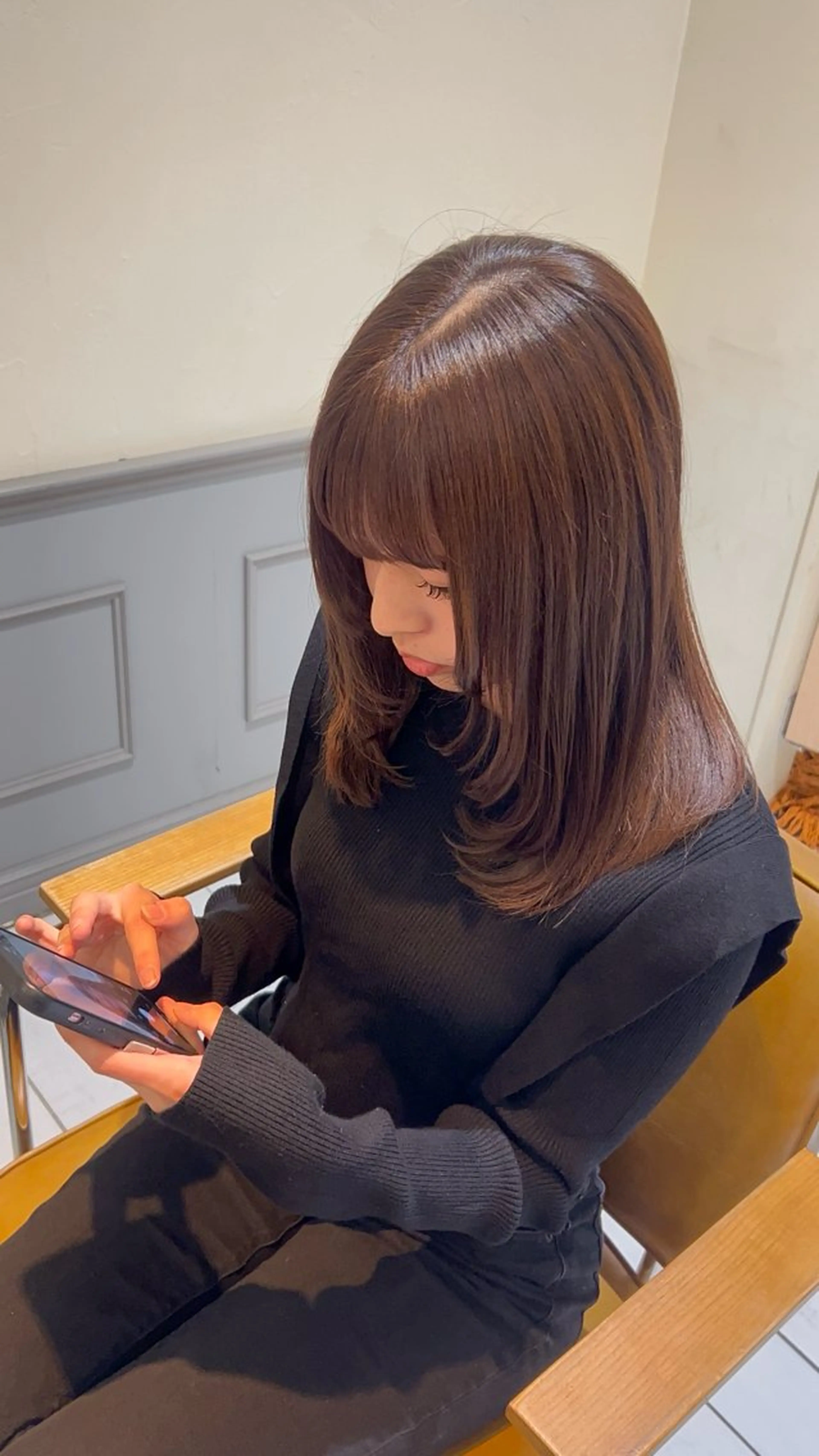 セミロング レイヤーカット みか ✩⡱のヘアスタイル