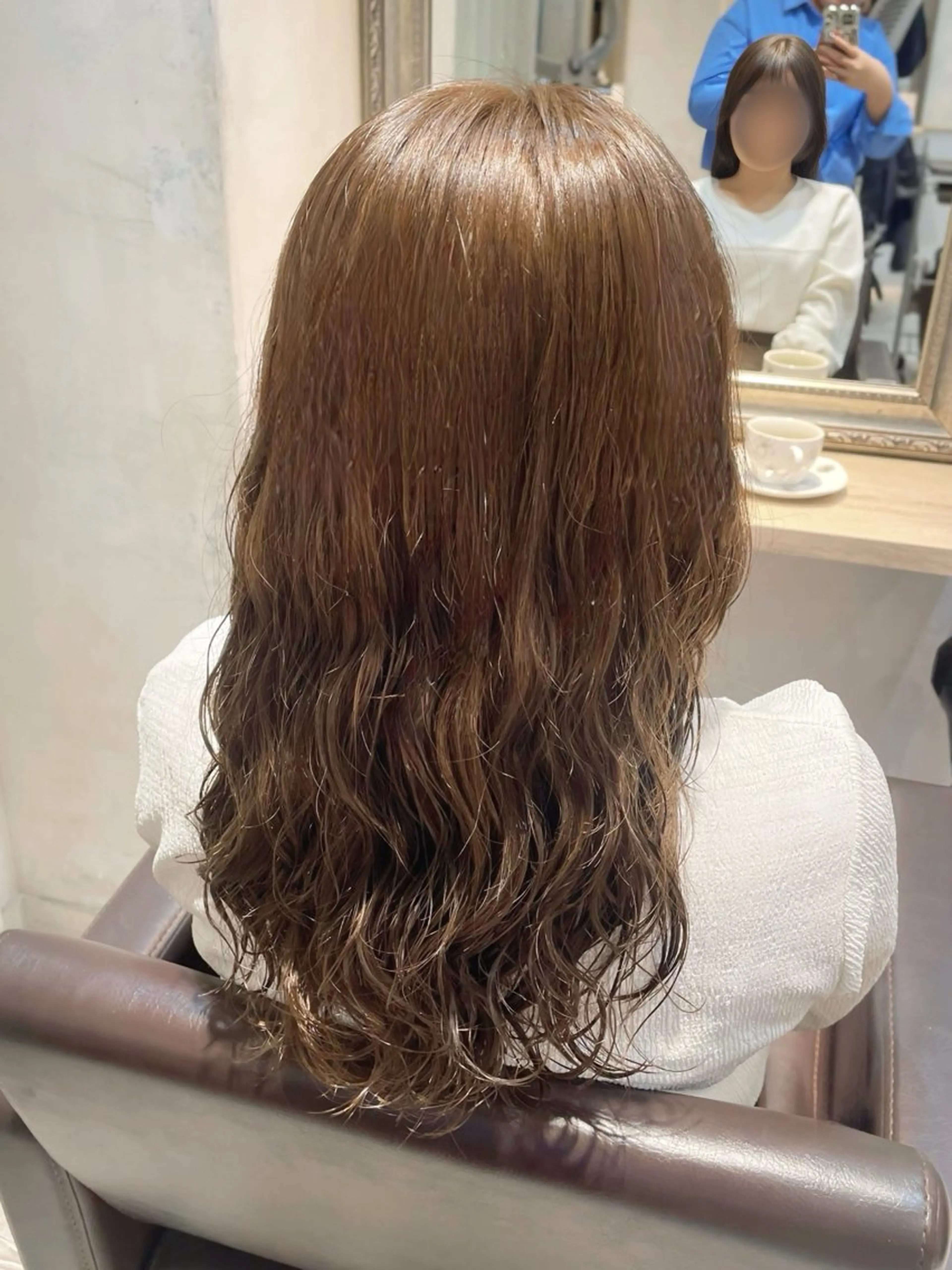 ロング カラー ベージュカラー 透明感カラー ヘアカラー トリートメント ルティア新宿所属・Lutia 新宿 髪質改善/アカリ🎀のヘアスタイル