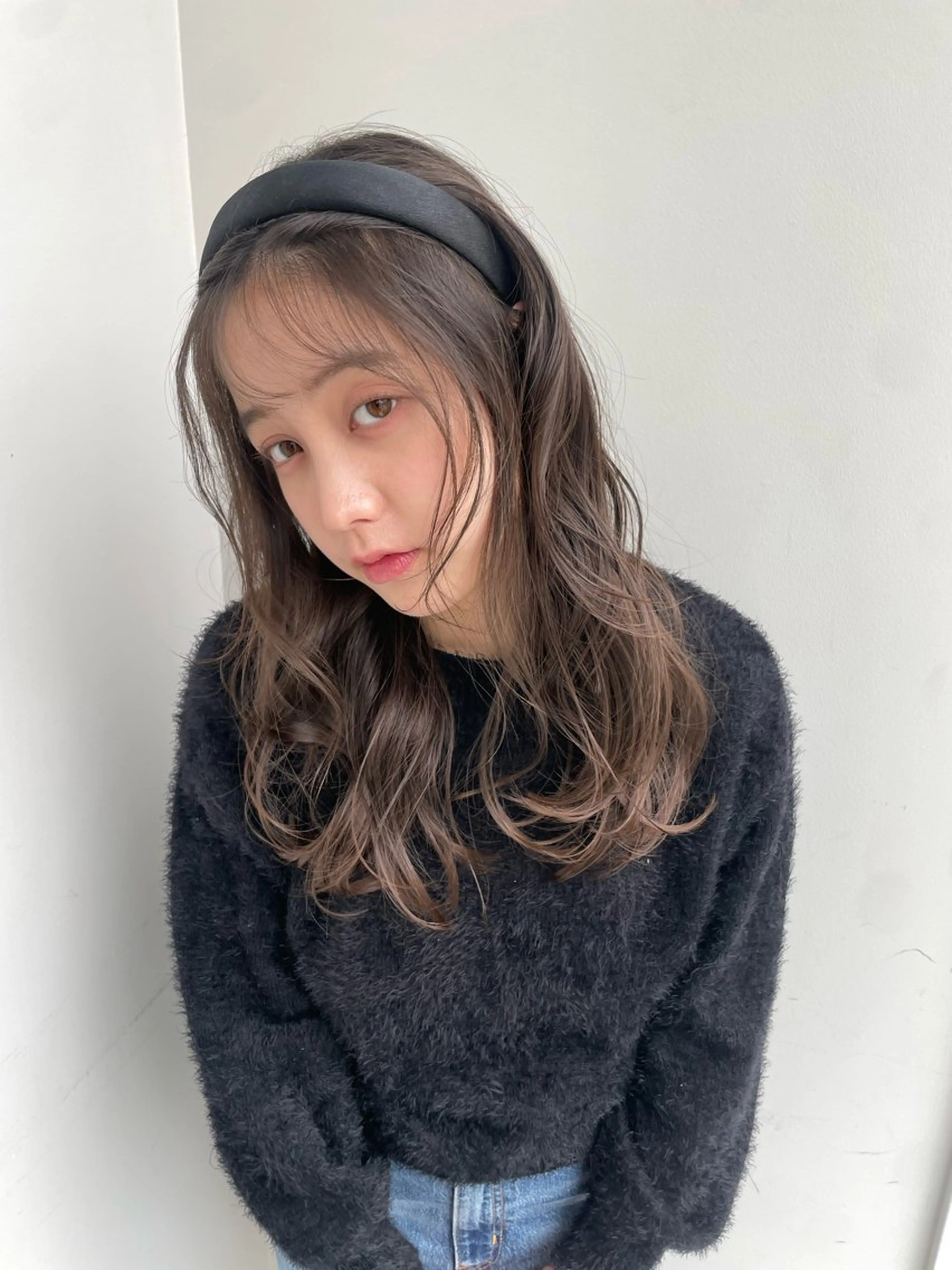 ロング カット ヘアカラー トリートメント 似合わせ/透明感 /レイヤー/りほ🤍のヘアスタイル