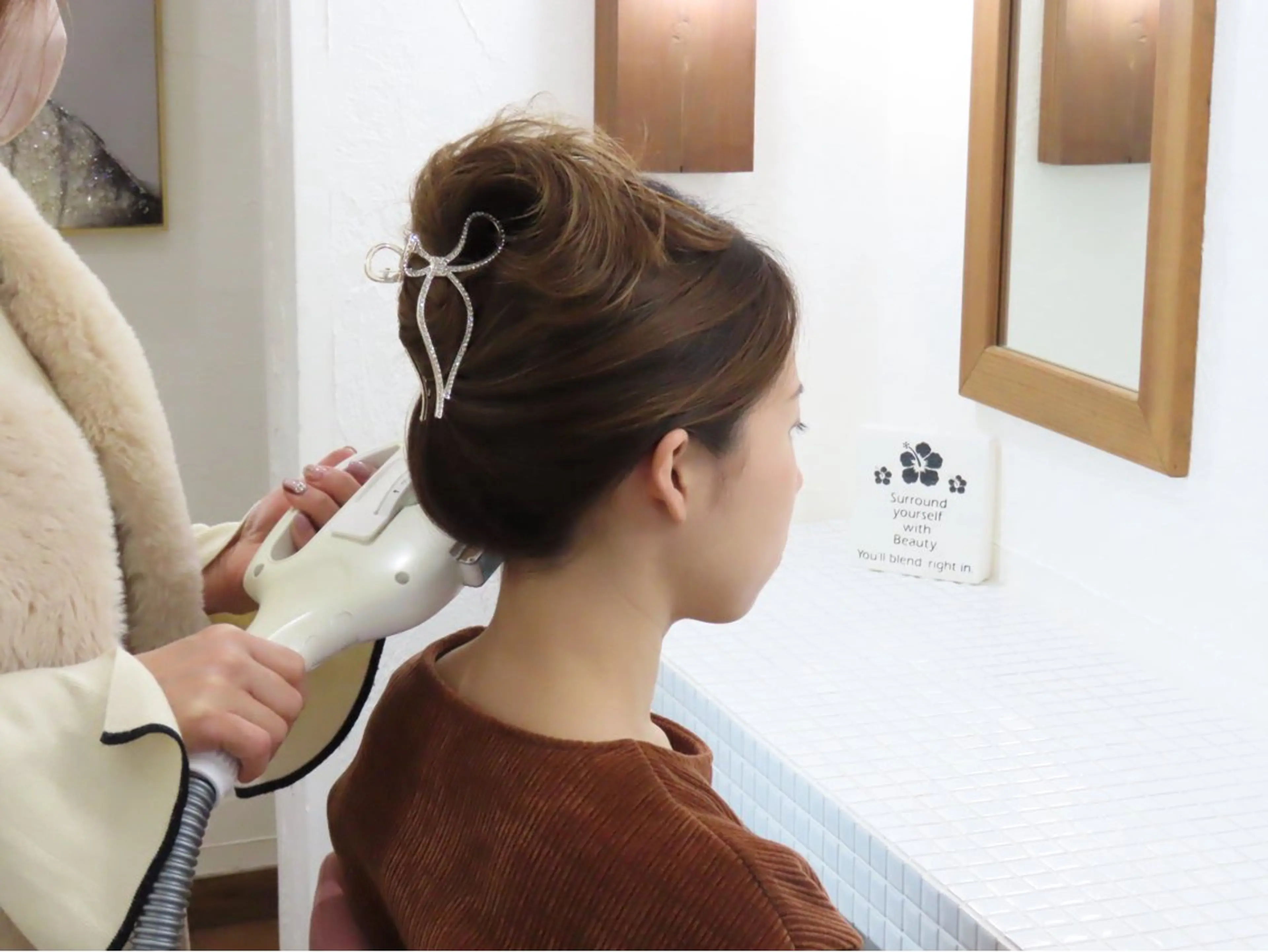 Ladies もみあげand襟足の写真