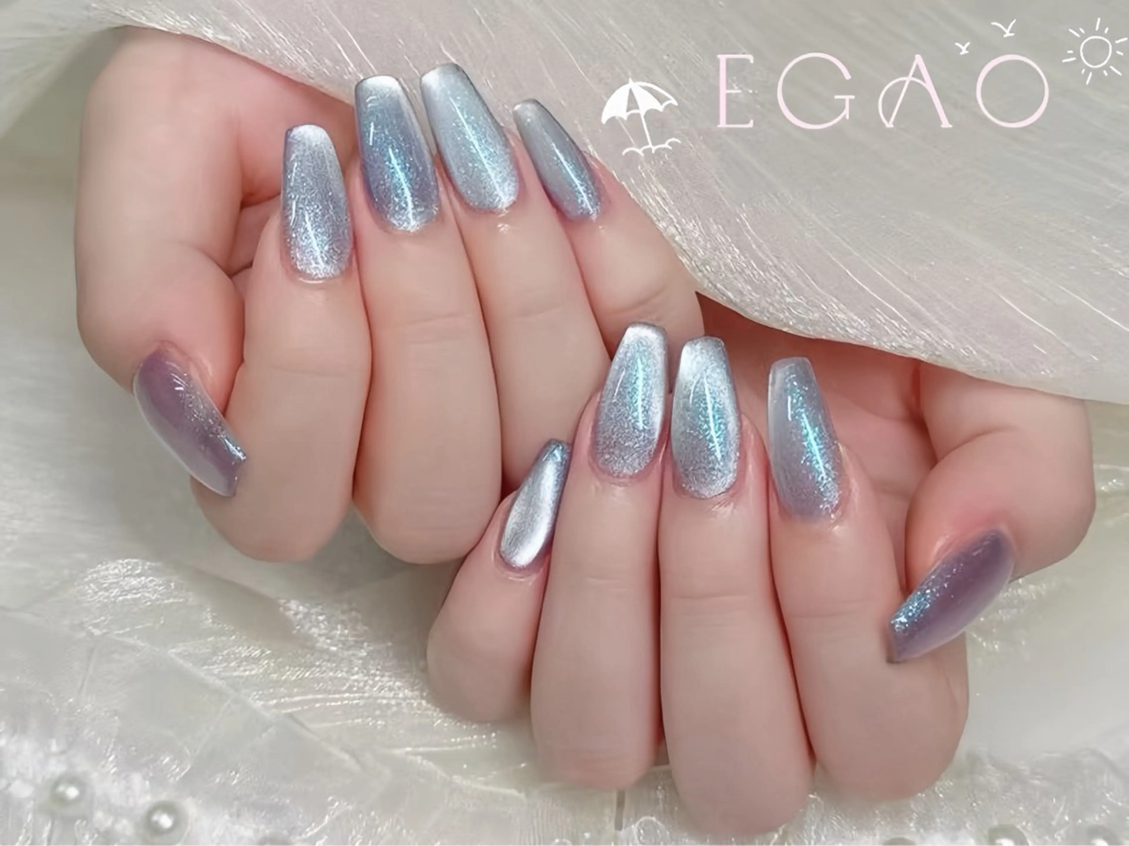 ネイル アートネイル フットネイル フレンチネイル ジェルネイル グラデーション ハンドネイル Egao Nail Salonのネイルデザイン