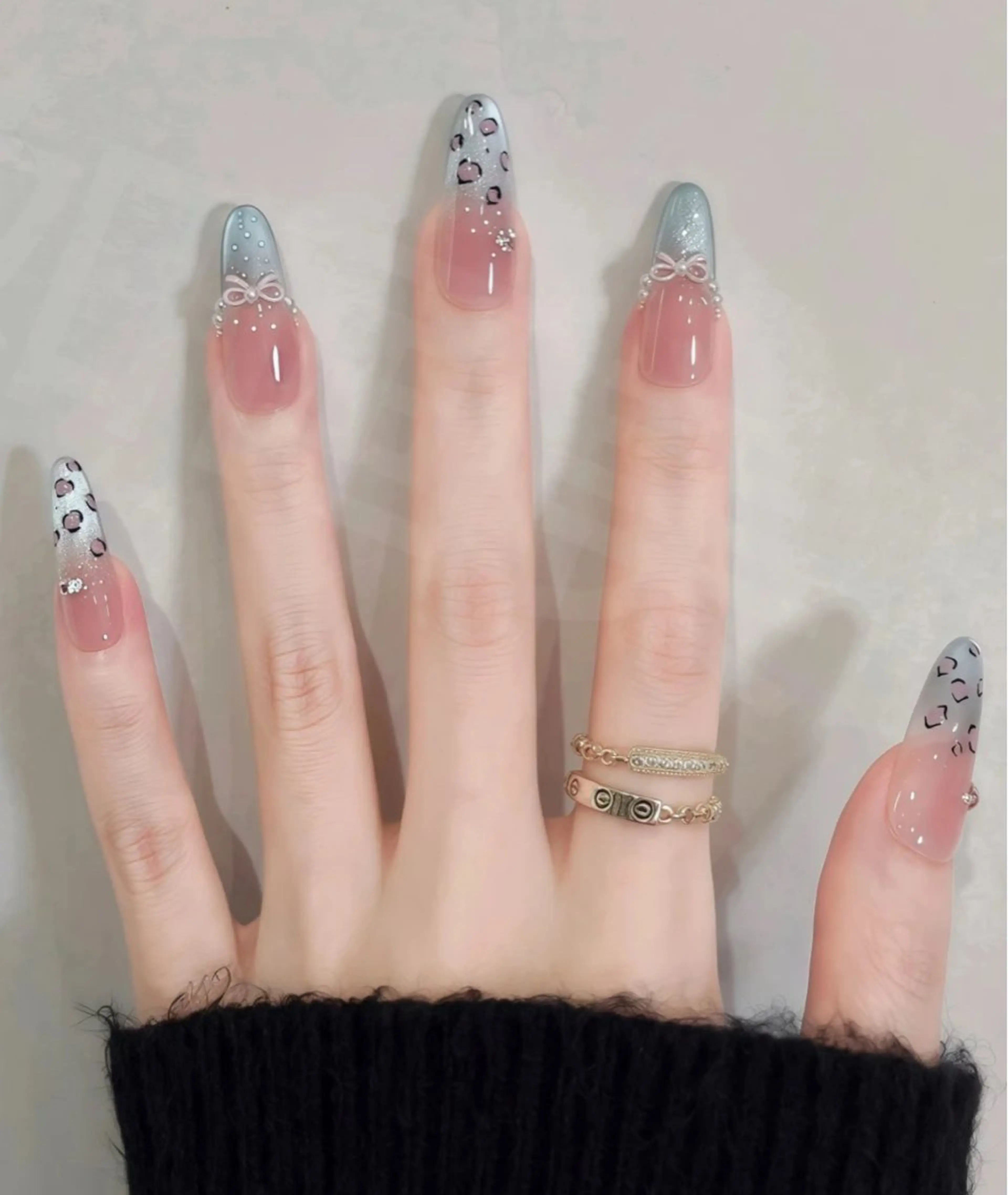 JRネイリスト　チップ長さだし　フレンチ　オフなしの写真