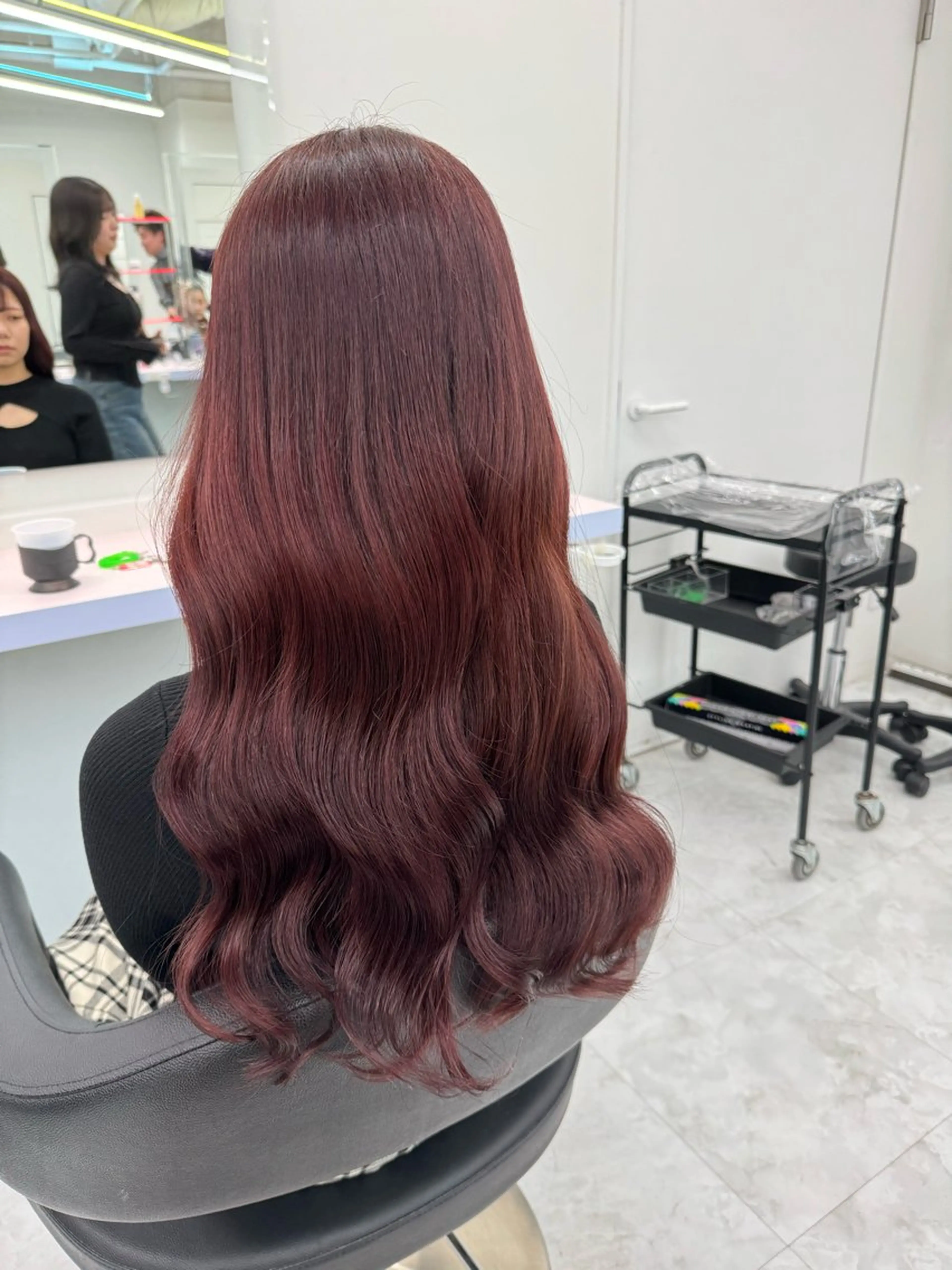 セミロング カラー バレイヤージュ ブリーチ ケアブリーチ ケアカラー ダブルカラー トリートメント ヘアセット ♡ブリーチカラー♡ Mirioのヘアスタイル