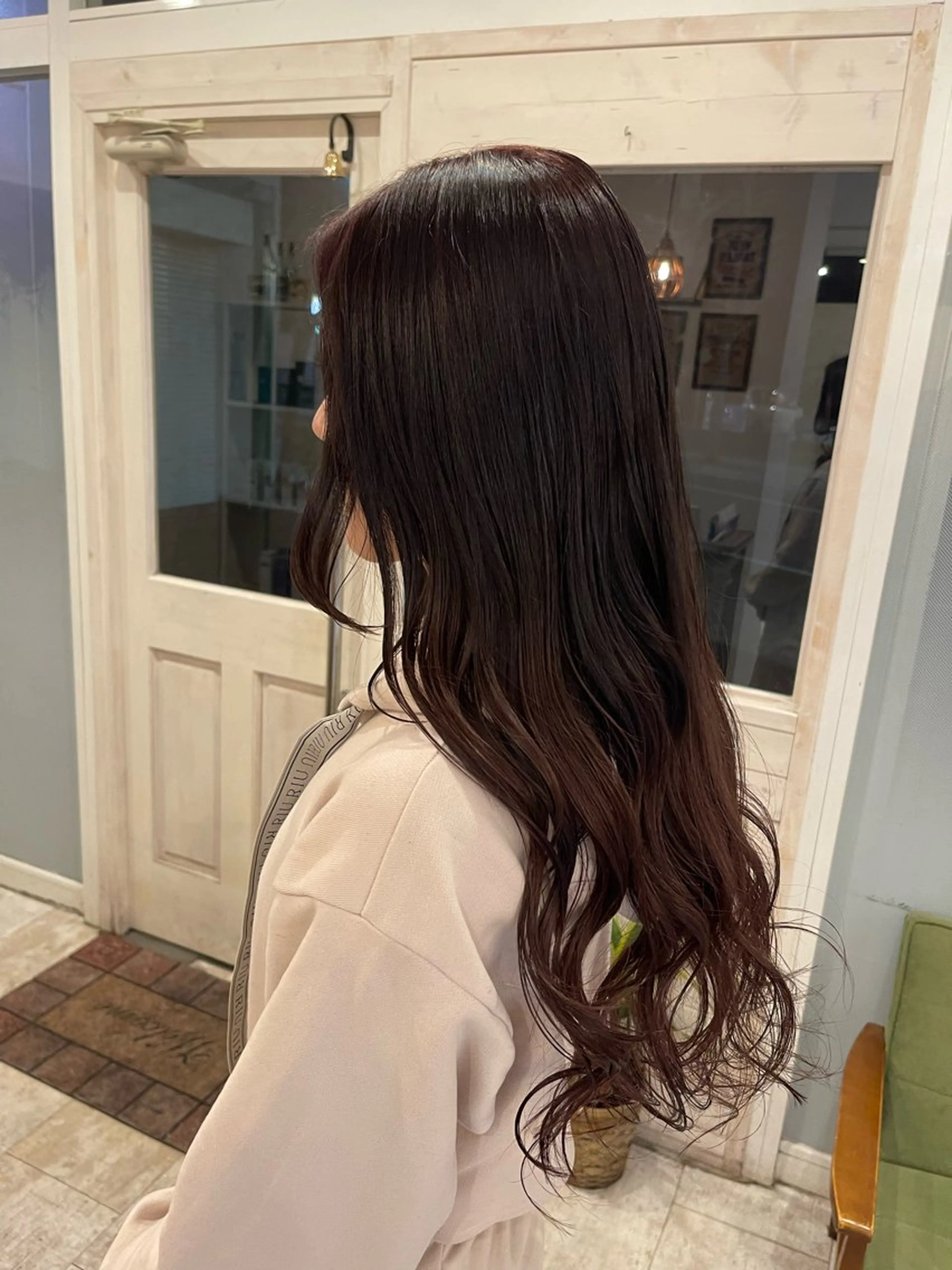 ロング カット ヘアカラー トリートメント 🍭透明感カラー 志賀拓海🍬🌈のヘアスタイル