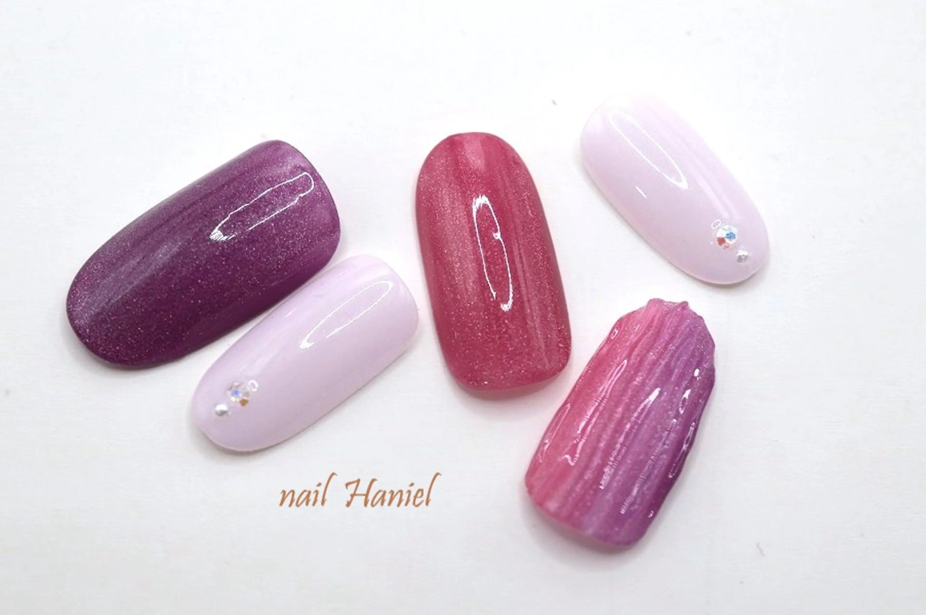 ネイル アートネイル フットネイル ジェルネイル グラデーション オフィスネイル ハンドネイル nail Haniel所属・半蔵門サロンハニエル 魅神 ちよのネイルデザイン