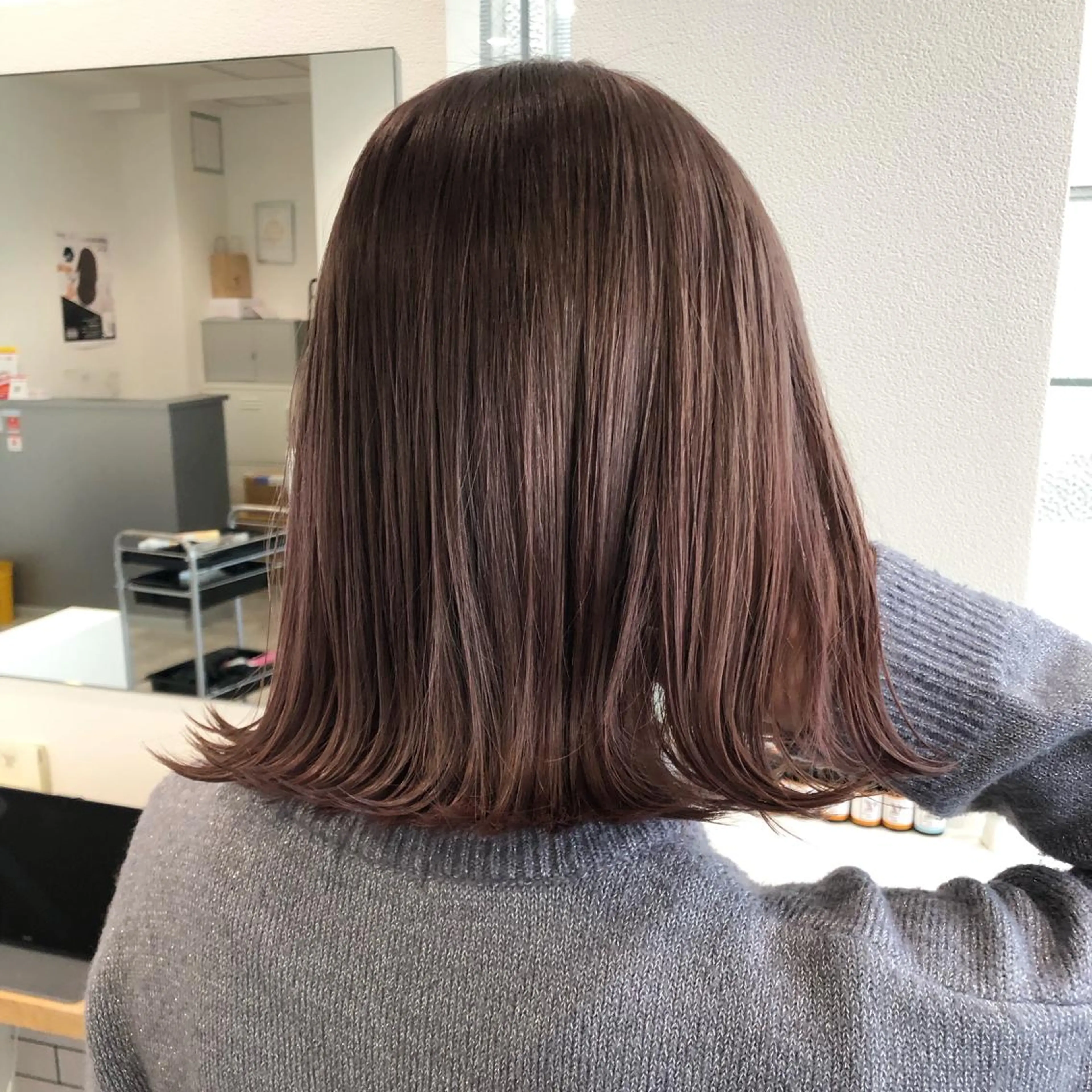 ショート カラー ベージュカラー ピンクカラー ピンクベージュ カット ヘアカラー トリートメント JILBLAN京都 ショート/ハイライトのヘアスタイル