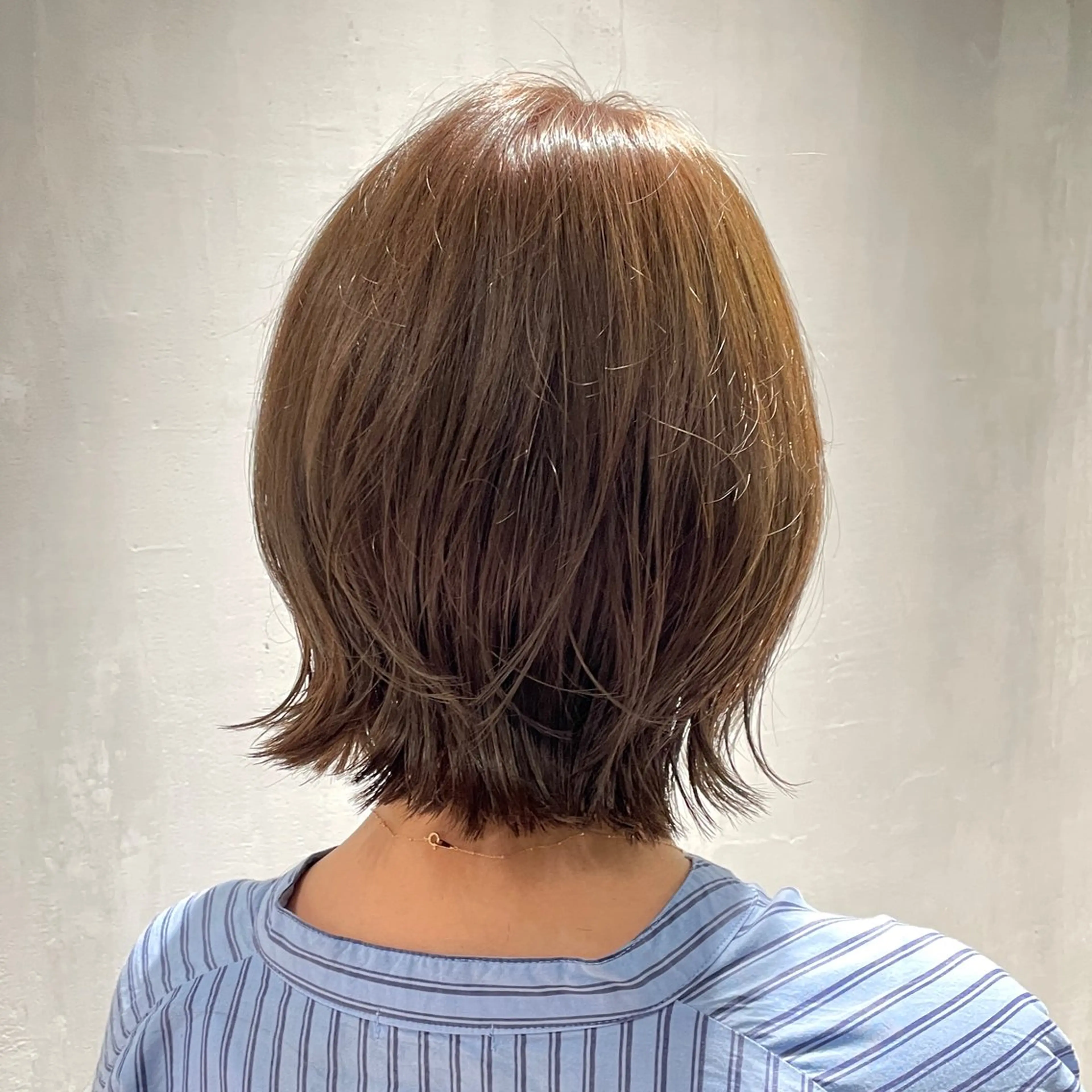 ミディアム カラー ハイライトカラー ハイライト ヘアカラー トリートメント DX SHARE SALON所属・matka白髪ぼかし 大人ヘア/KEIKOのヘアスタイル