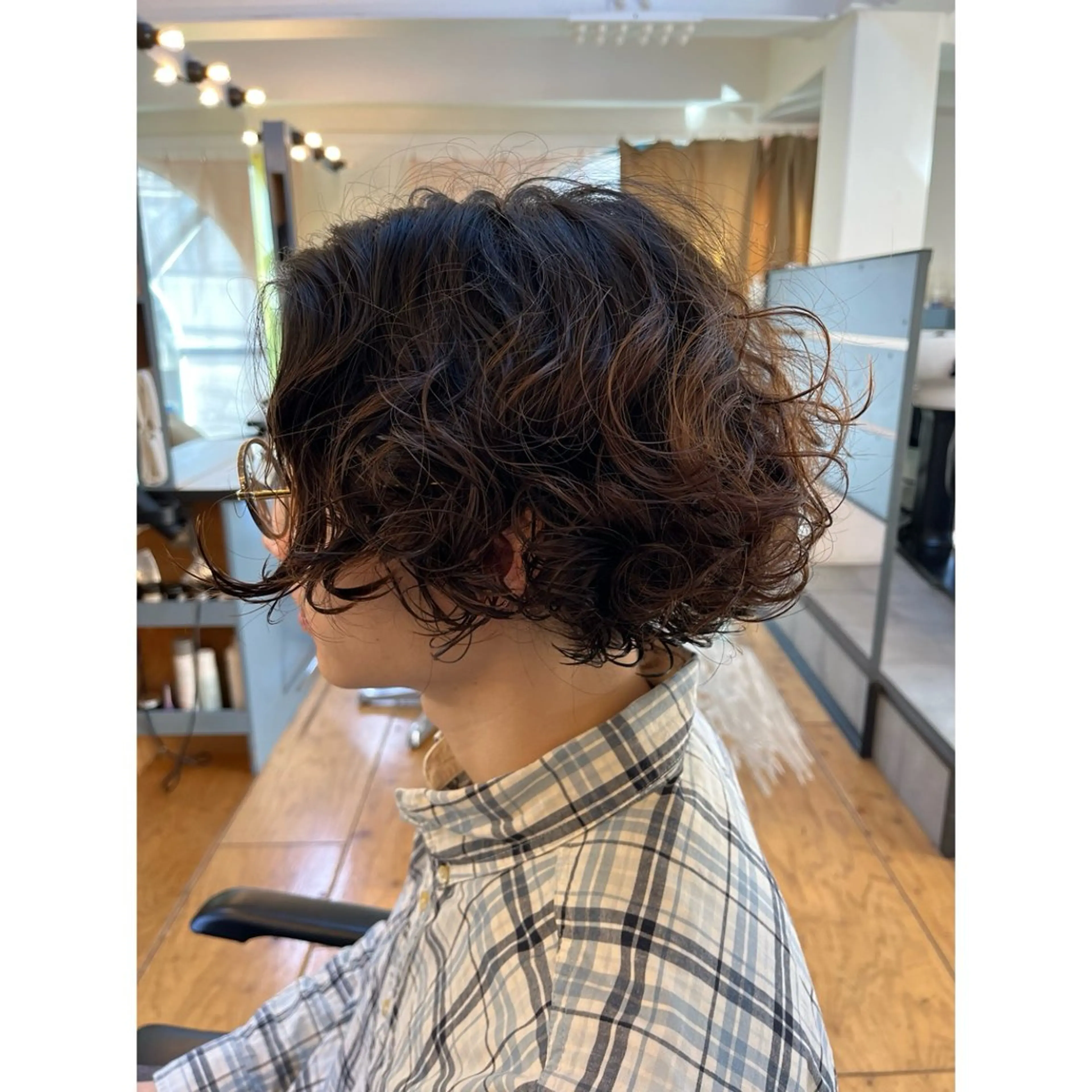 パーマ カット パーマ Lagom なかだのヘアスタイル