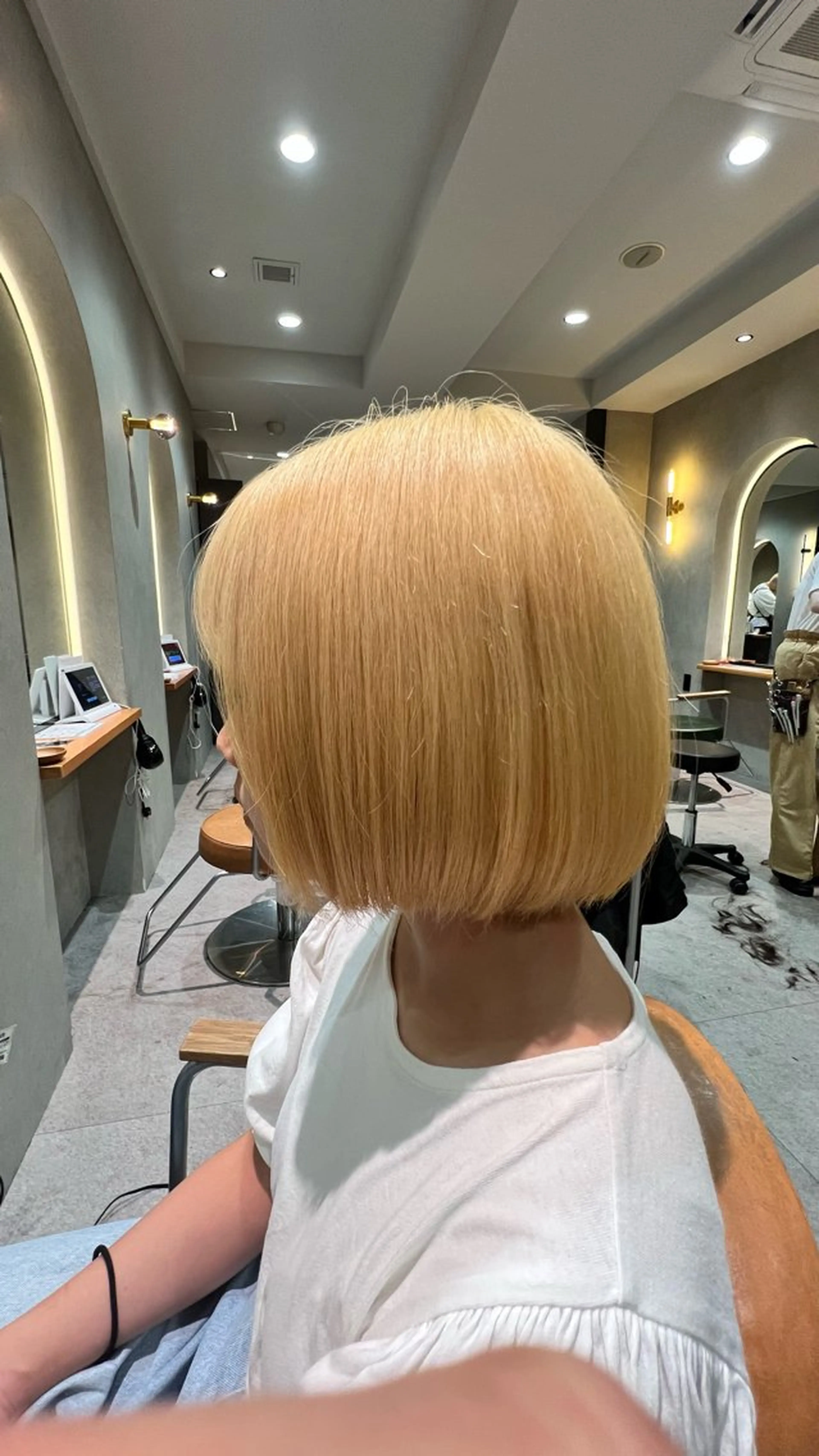 カット＋ダブルカラーの写真