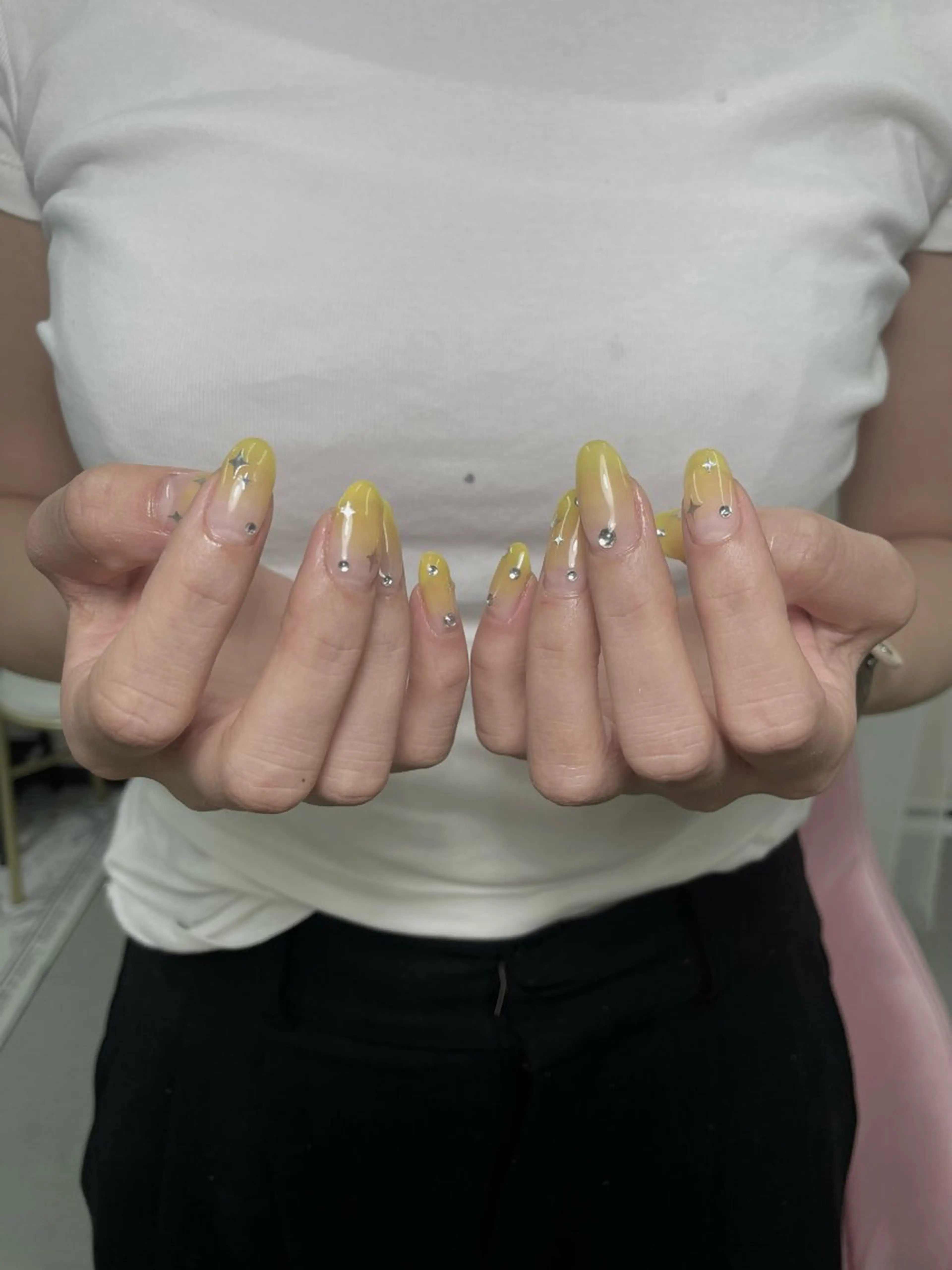 カラーグラデーション（ベースカラーなし）の写真