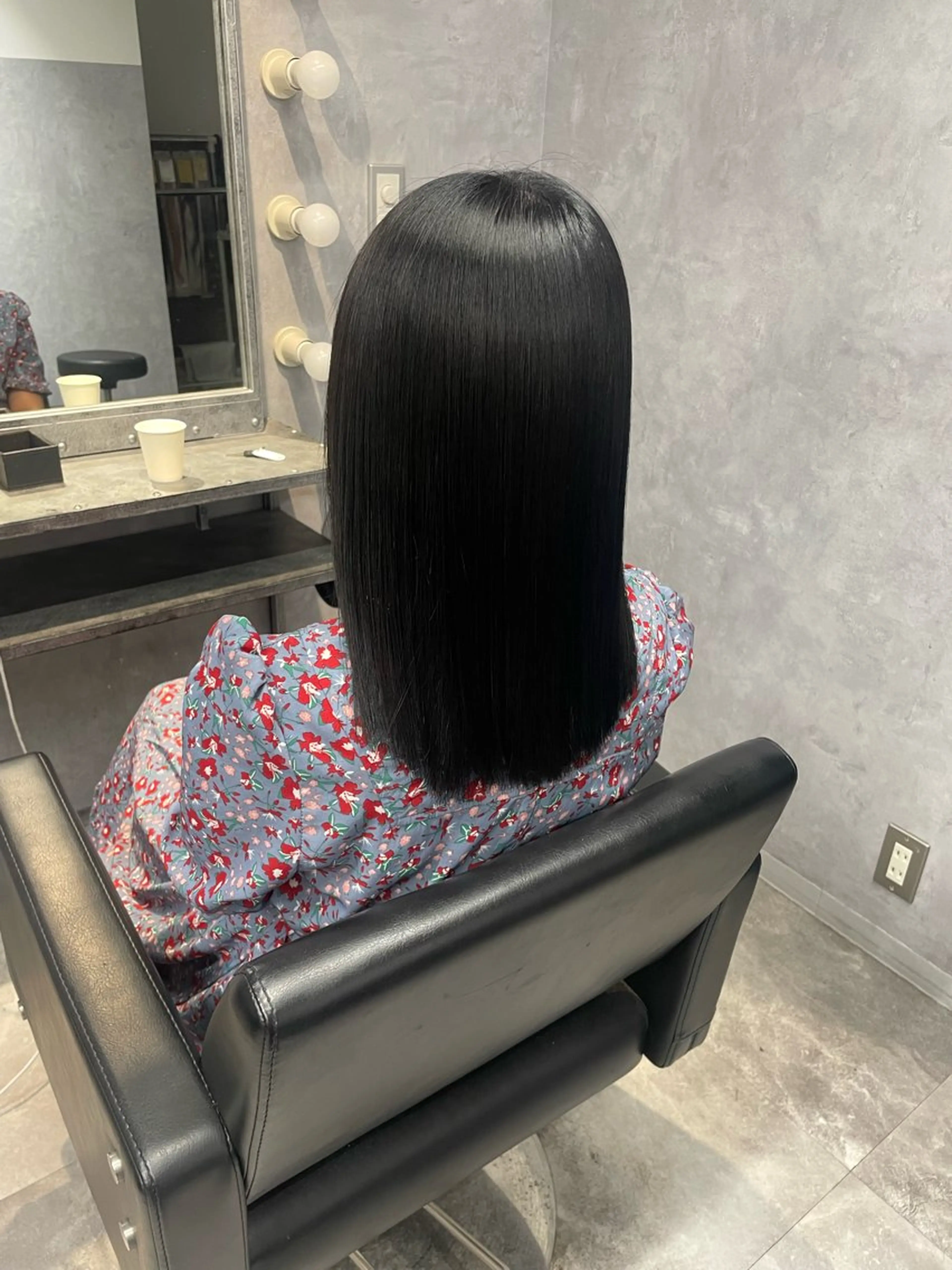 ミディアム ヘアカラー mimiiy fukaのヘアスタイル