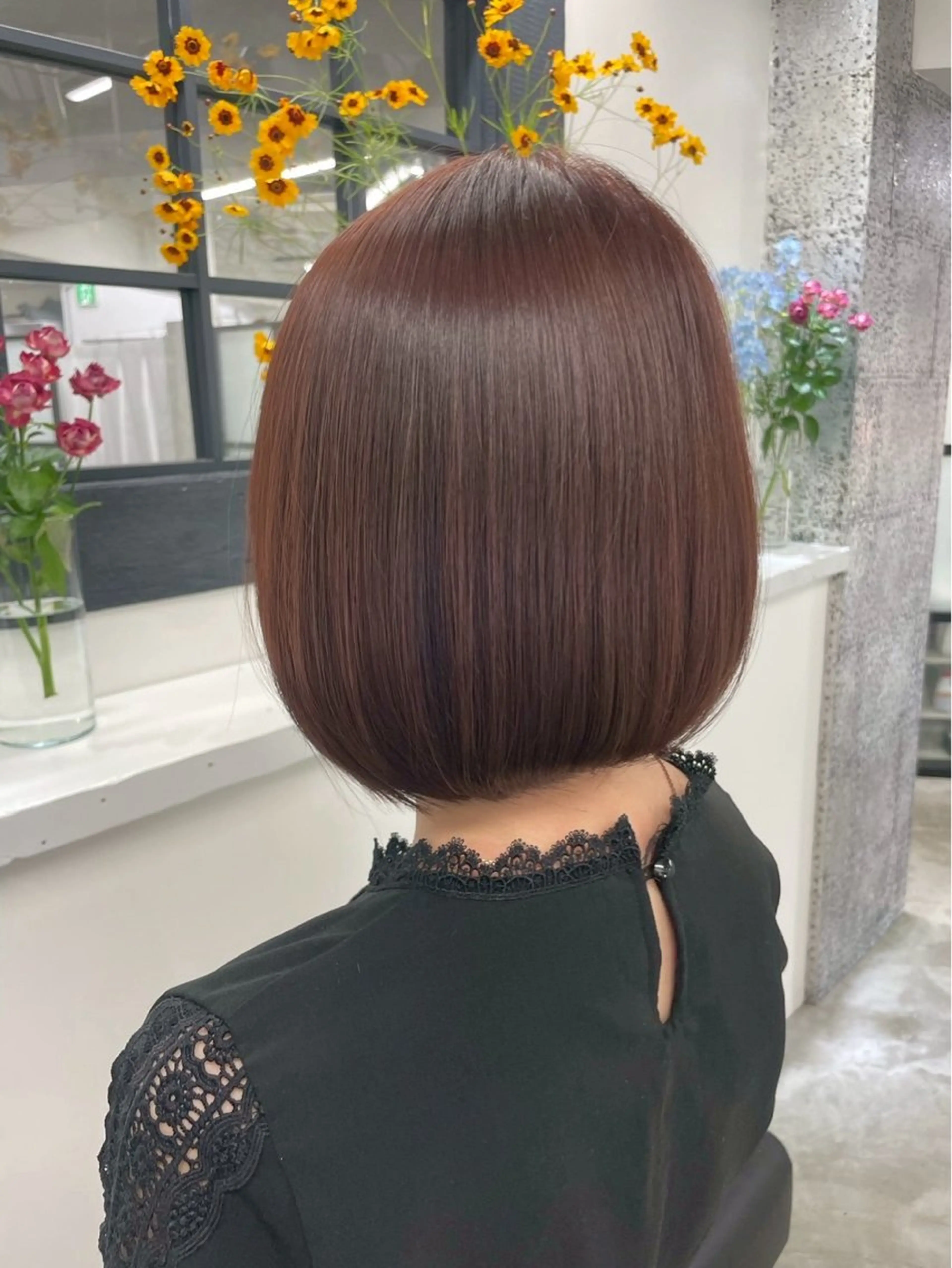 ミディアム ヘアカラー ヘッドスパ soigne 表参道【ソワネ】所属・艶髪🩰透明感カラー 🫧あやみのヘアスタイル