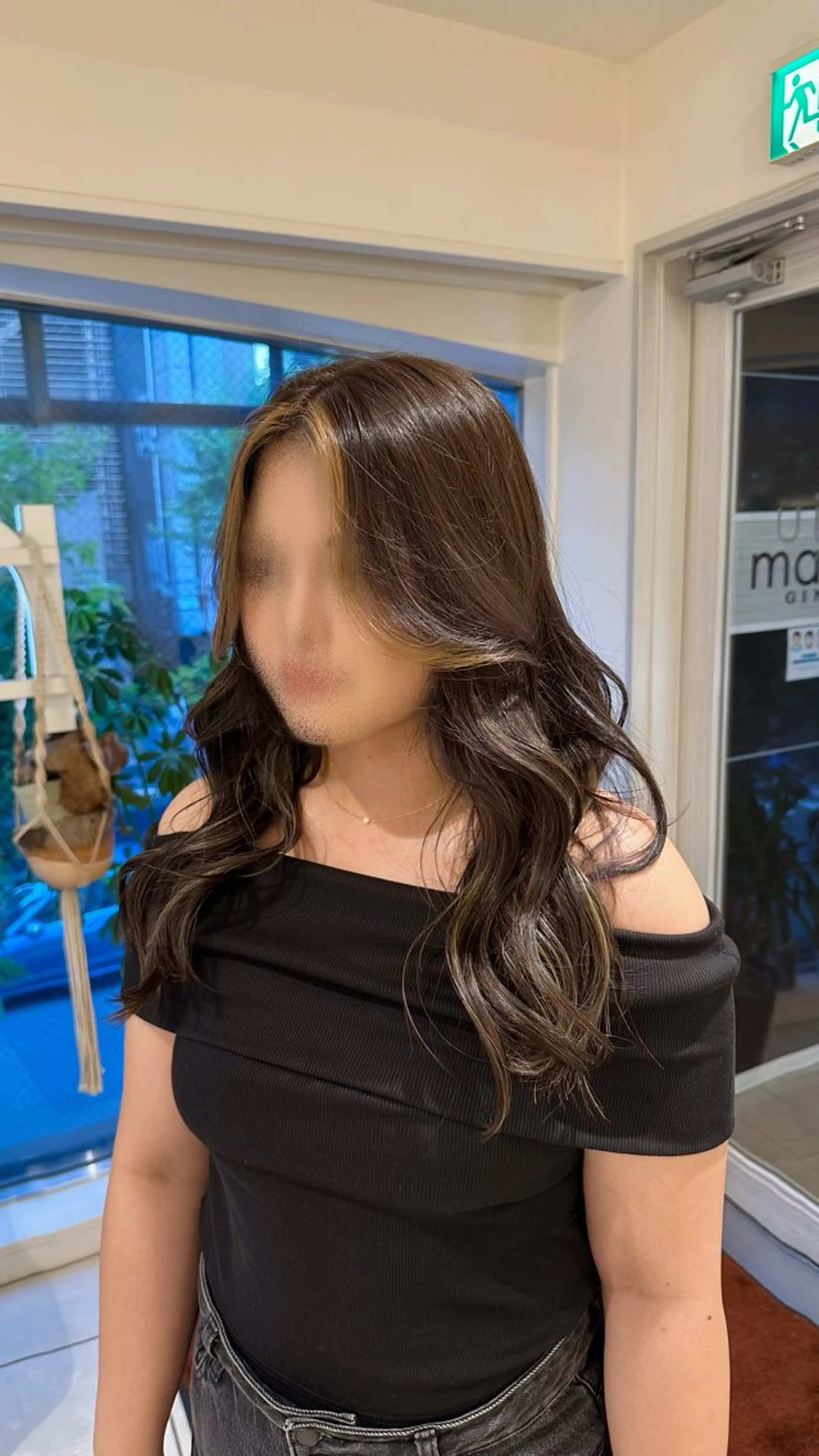 ロング カラー ヘアカラー 🤎ハイライト/ 耳ツボジュエリー🤎のヘアスタイル