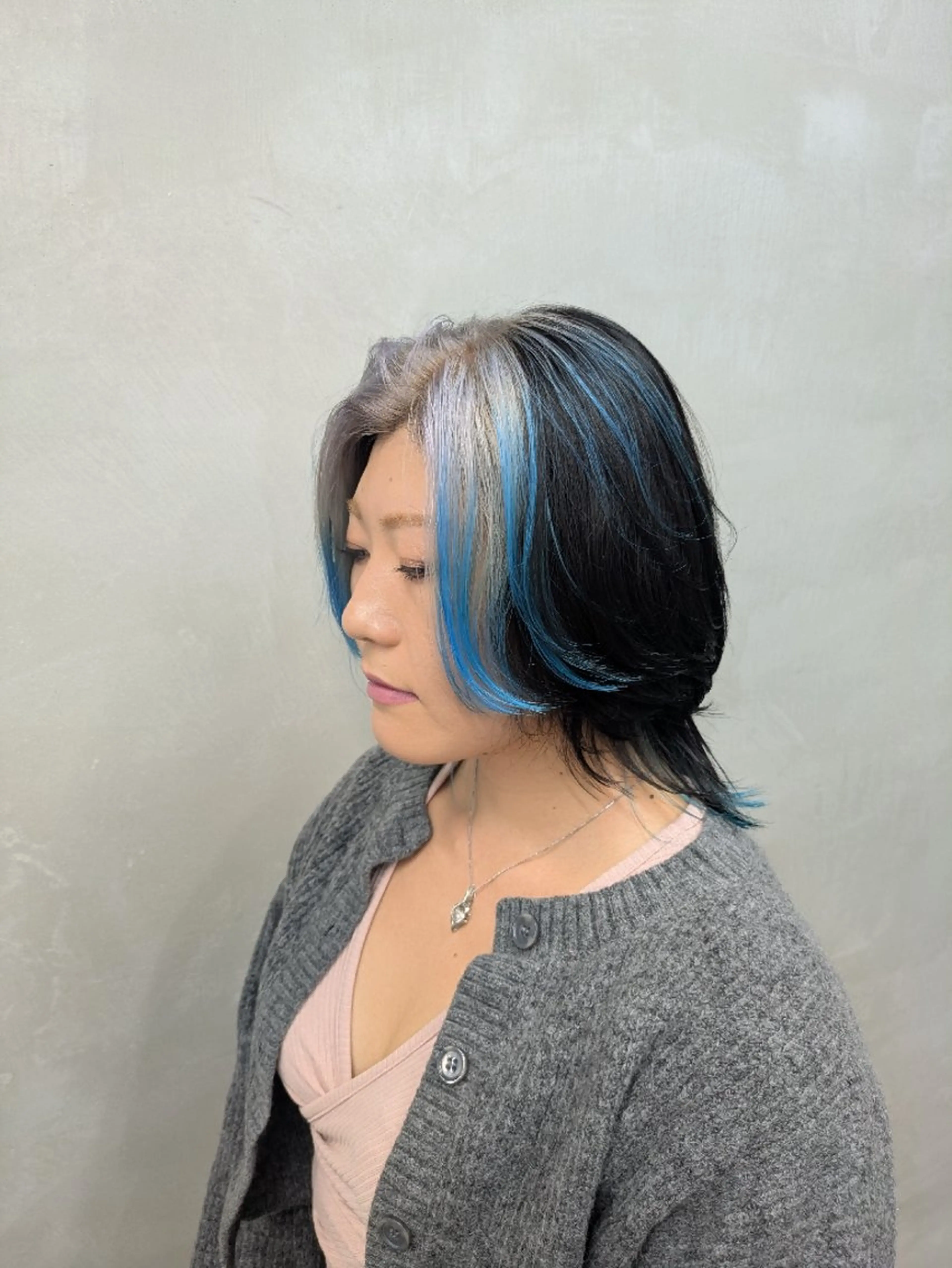 ミディアム カラー ヘアカラー トリートメント ヘッドスパ 鳥取のなんでも美容師 松井たかゆきのヘアスタイル