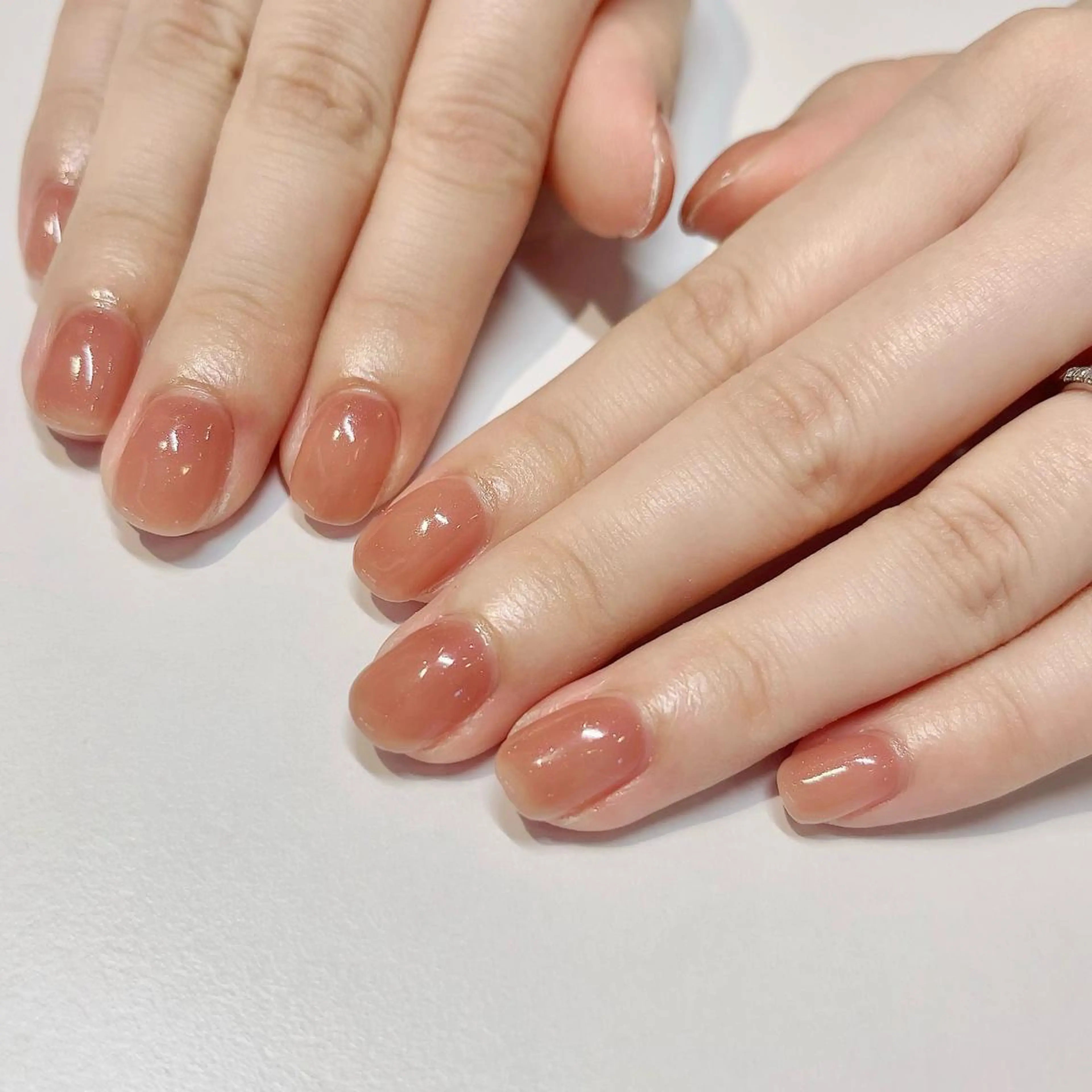 ネイル クリアネイル ラメ(グリッター) li___nail 31のネイルデザイン