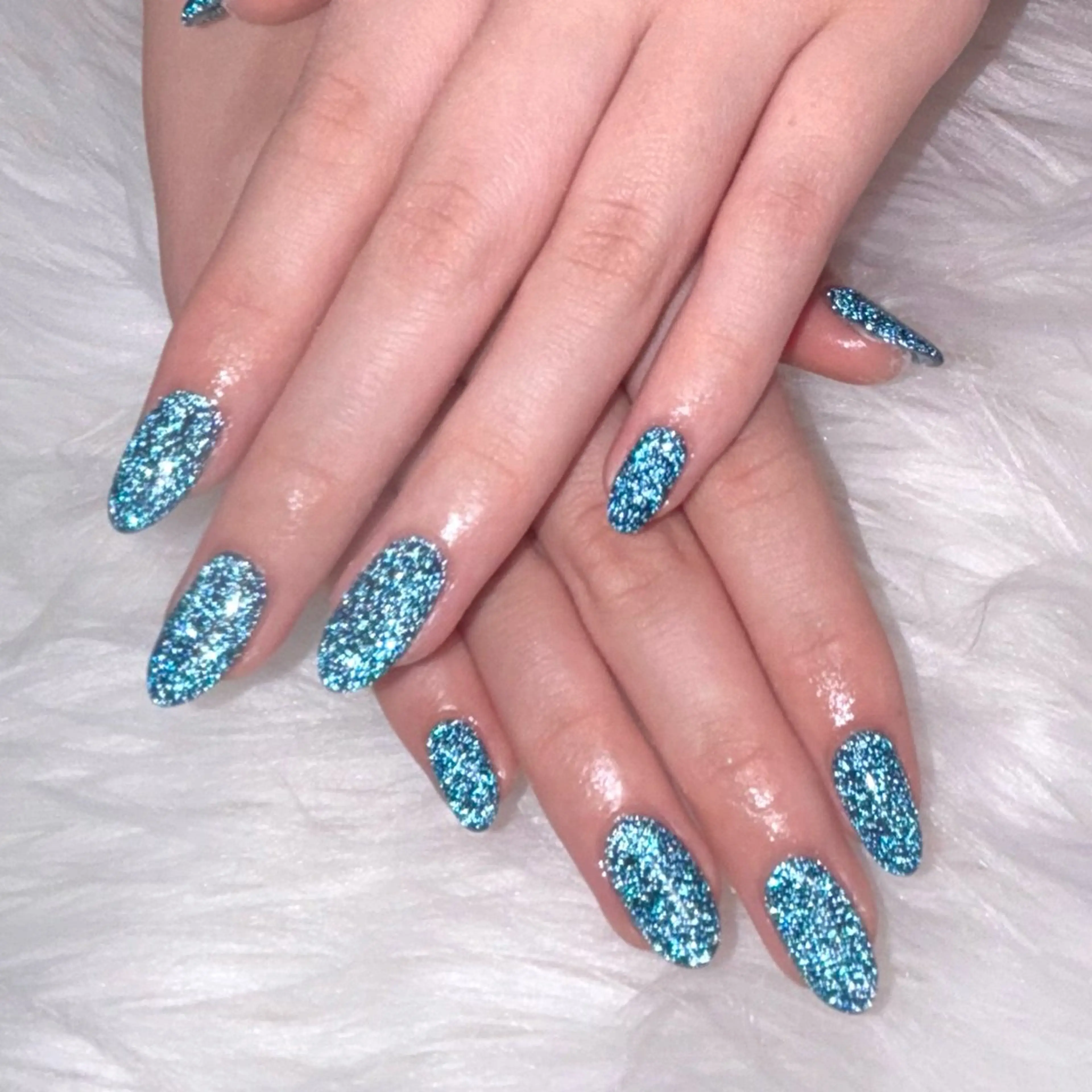 ネイル フラッシュネイル ネイビー ハンドネイル Noix nailのネイルデザイン