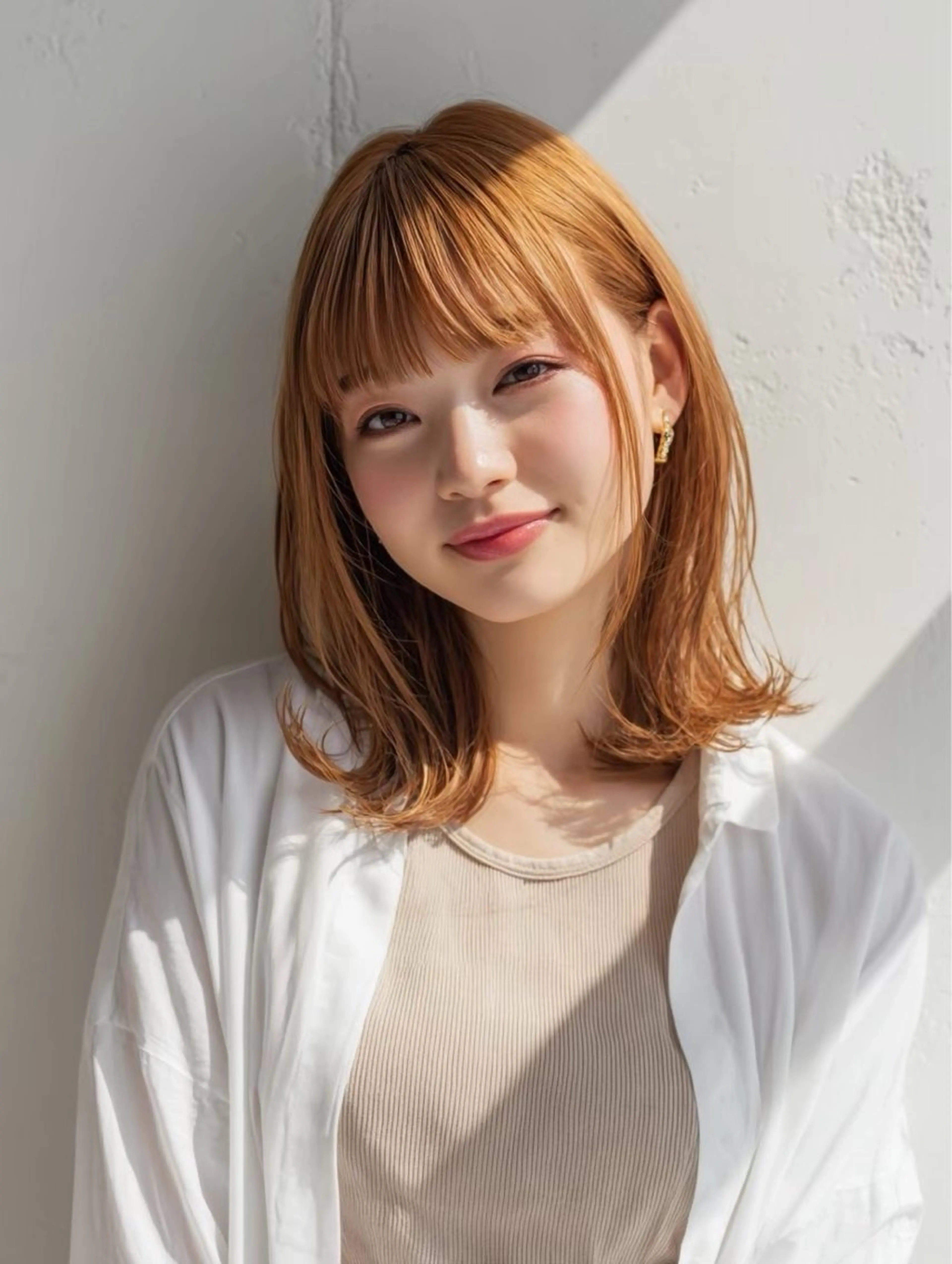 《︎︎⟡ケアブリーチ︎︎⟡》小顔似合わせカット+ケアブリーチ+フルカラー+ケアトリートメント🌫🩶の写真