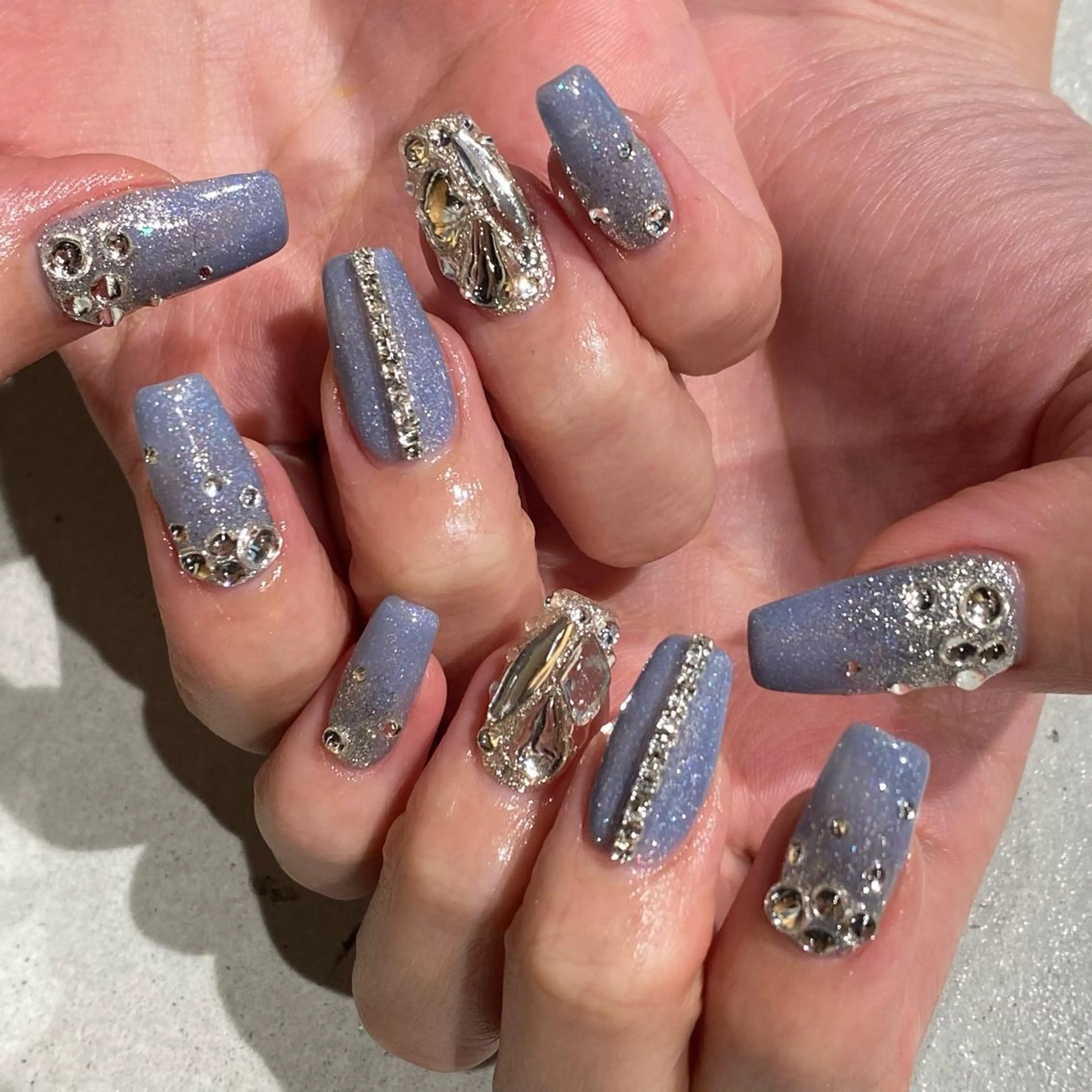 ネイル Zir nail所属・zir nail💙 shikakuraのネイルデザイン
