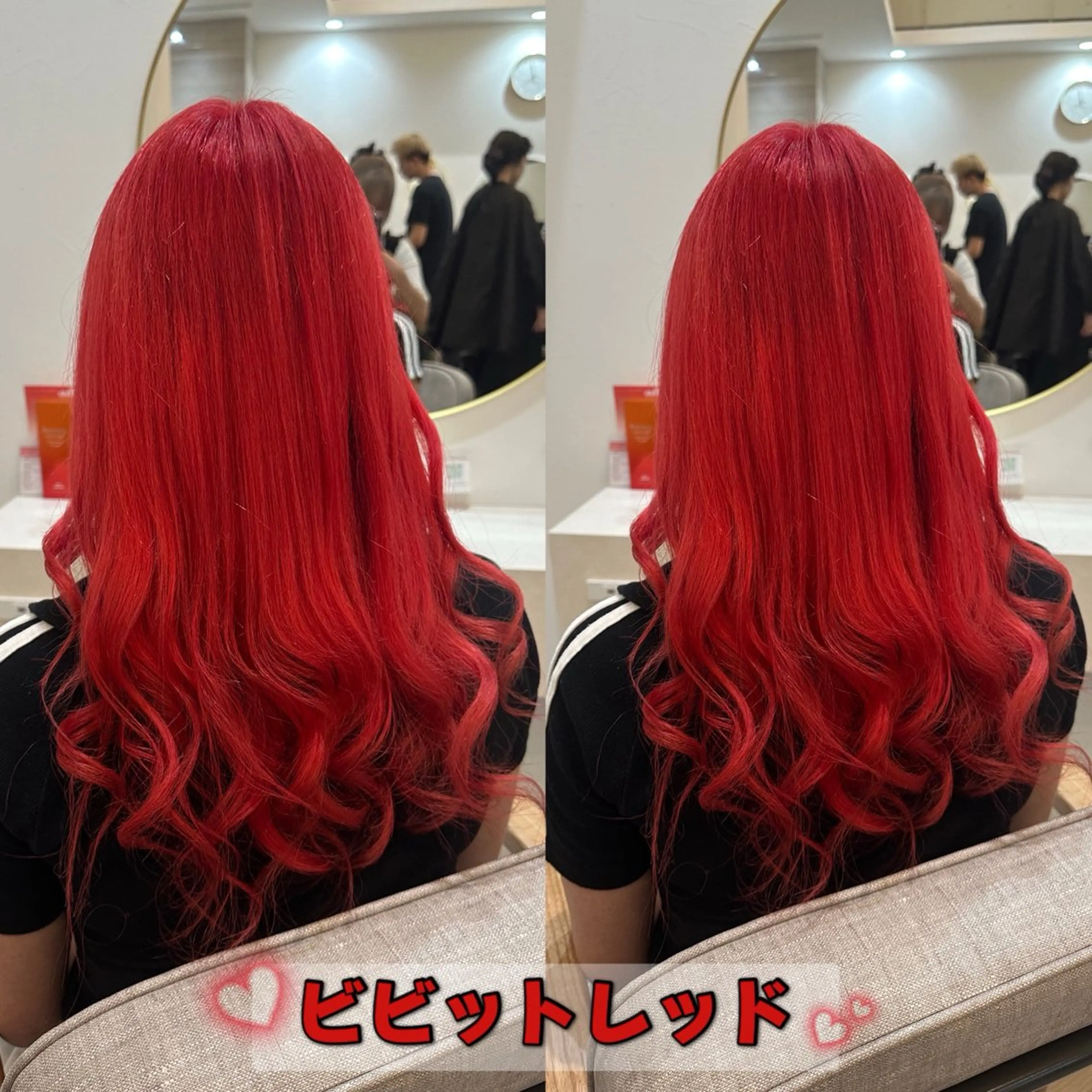 セミロング ヘアカラー トリートメント lovis ゆうあのヘアスタイル