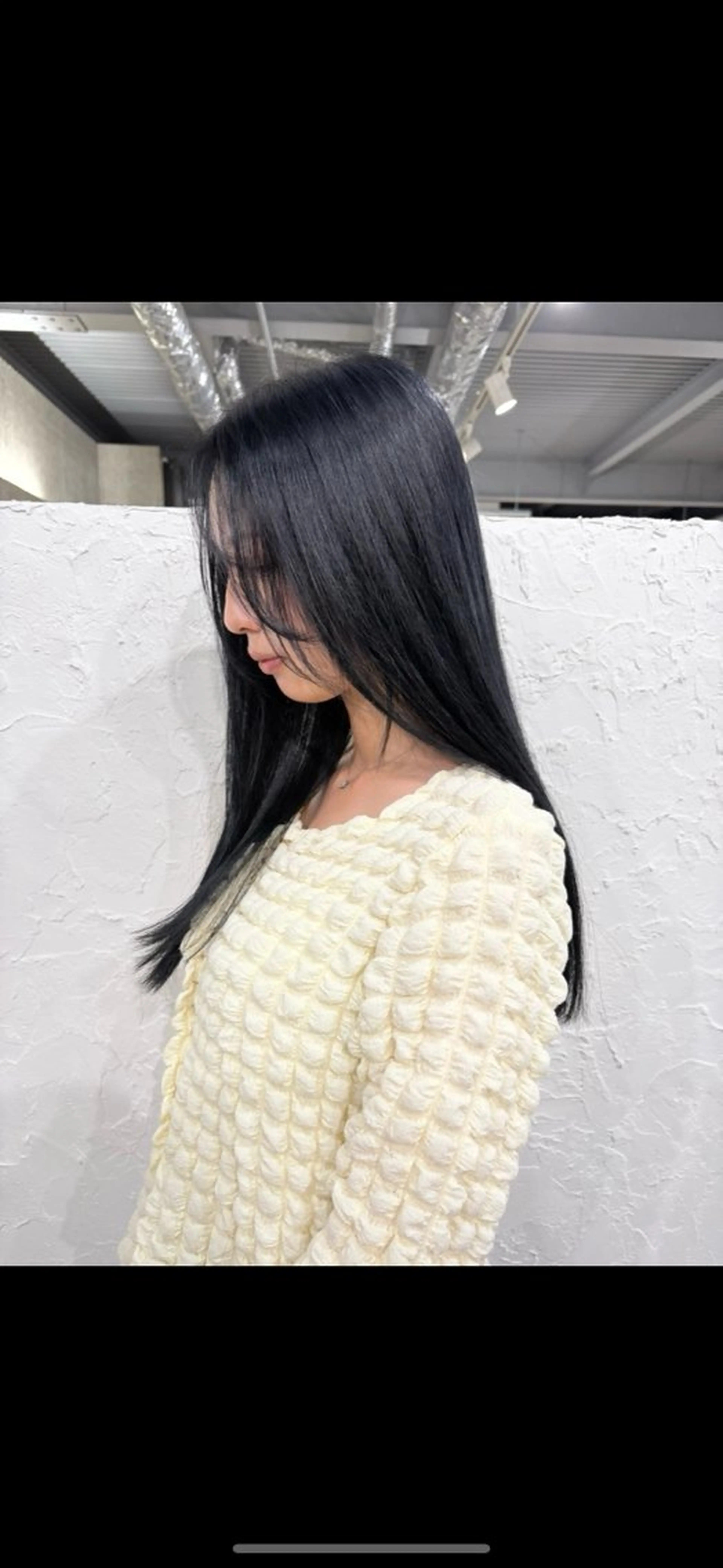 セミロング ヘアカラー Iwama momokaのヘアスタイル