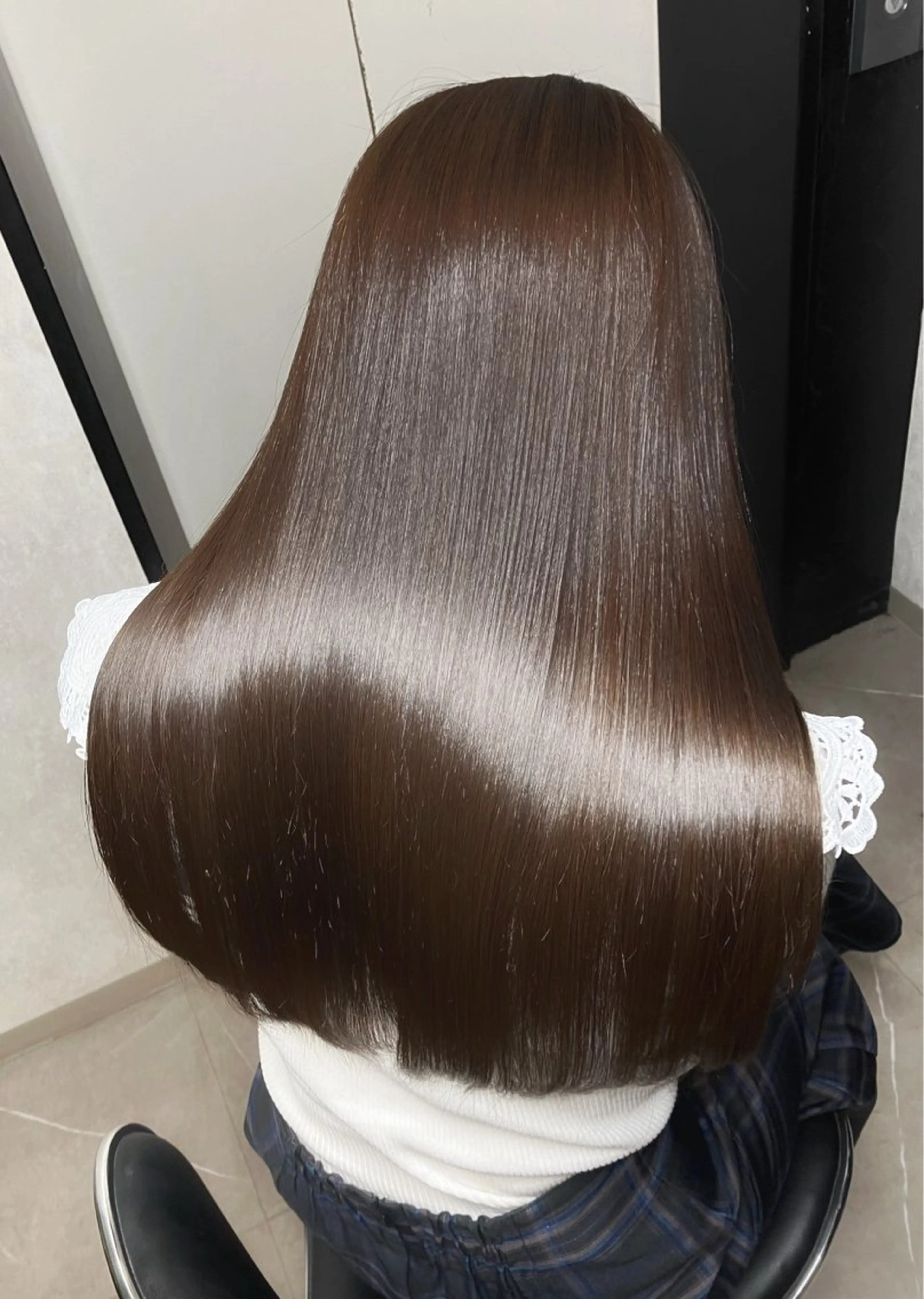 ミディアム カット ヘアカラー 縮毛矯正 新宿/縮毛矯正/ 髪質改善/藤本竜のヘアスタイル