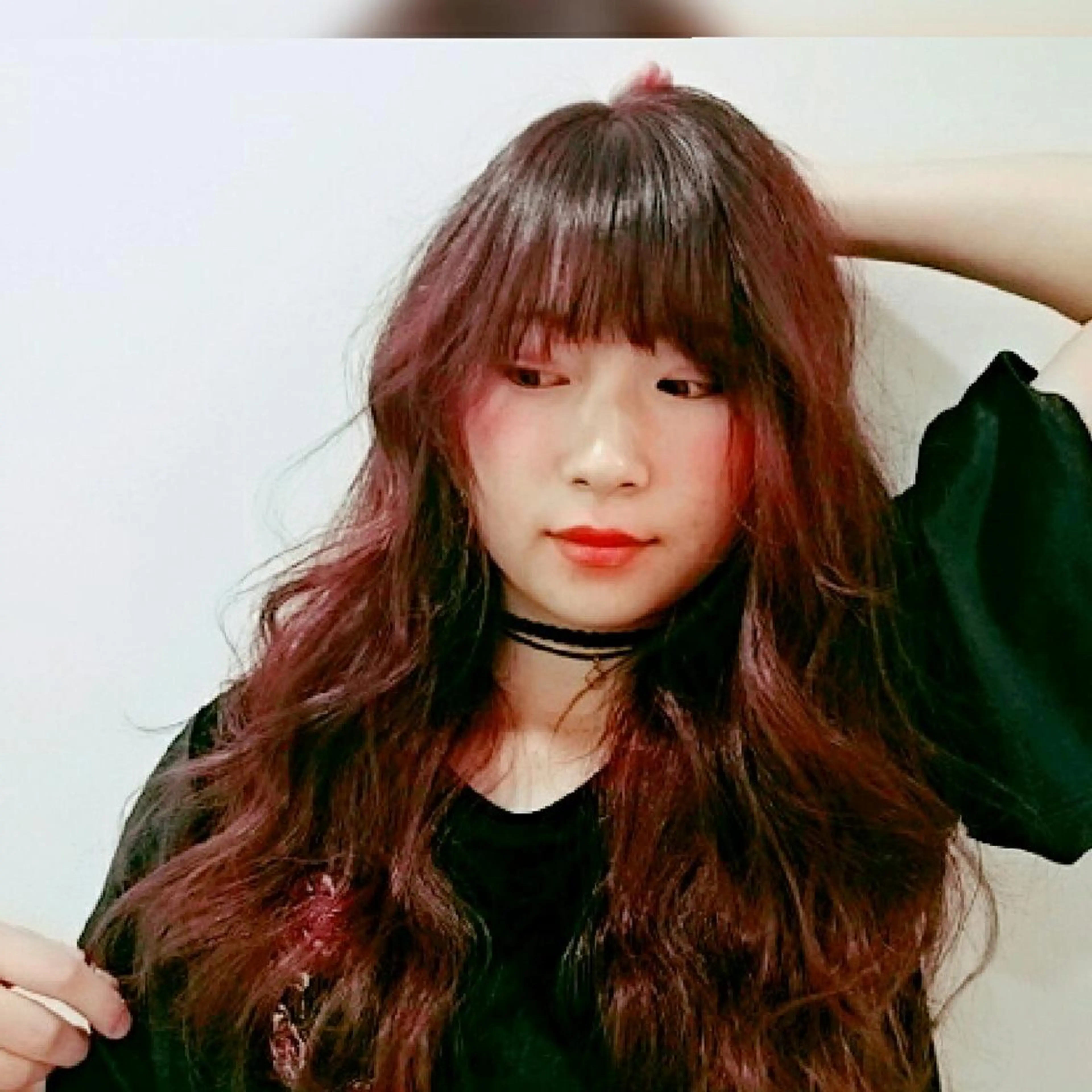 カラー ロング ma cherie 三浦直美のヘアスタイル