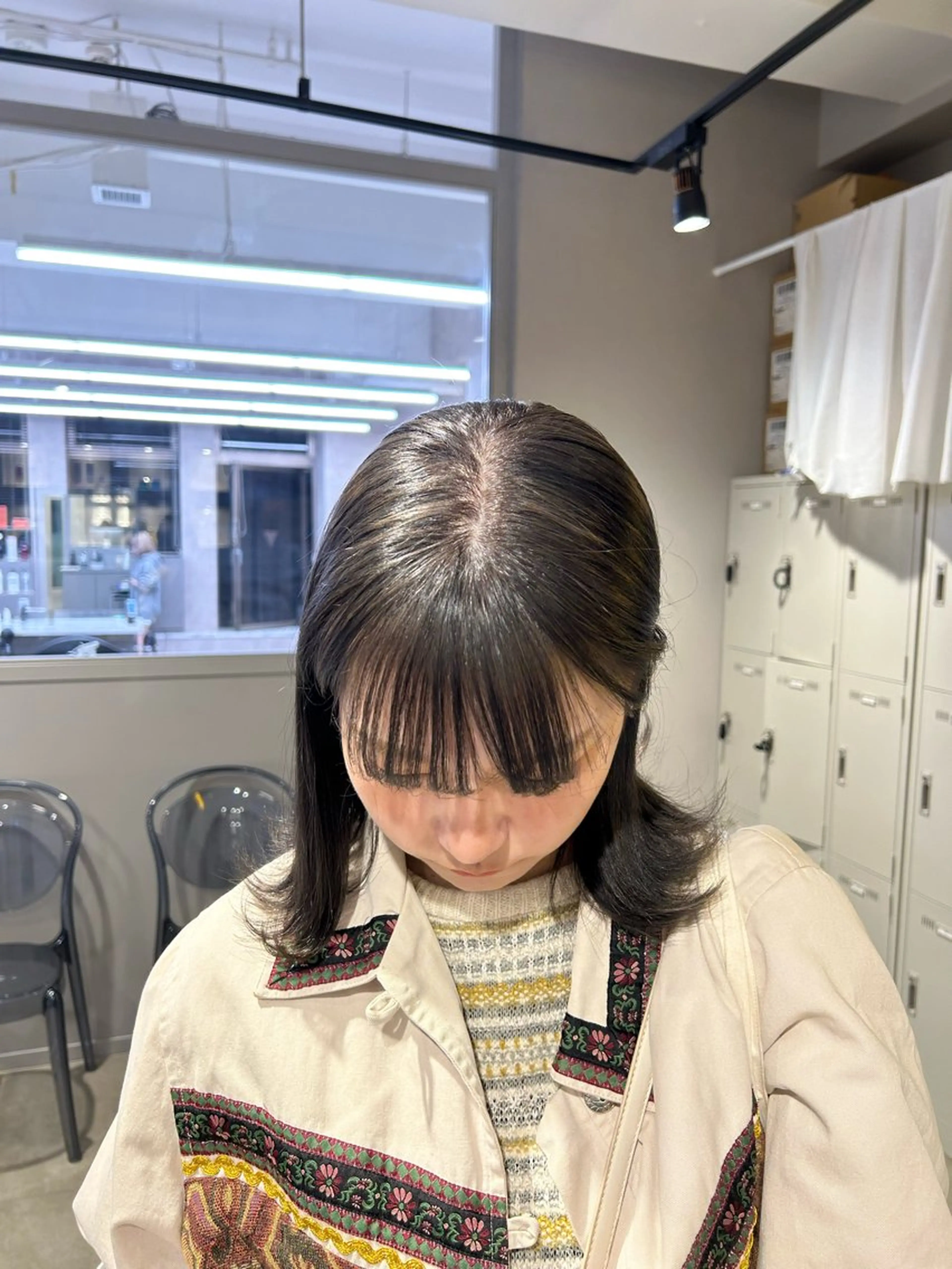 カラー beige🤎ダブル カラー/レイヤー🧸のヘアスタイル