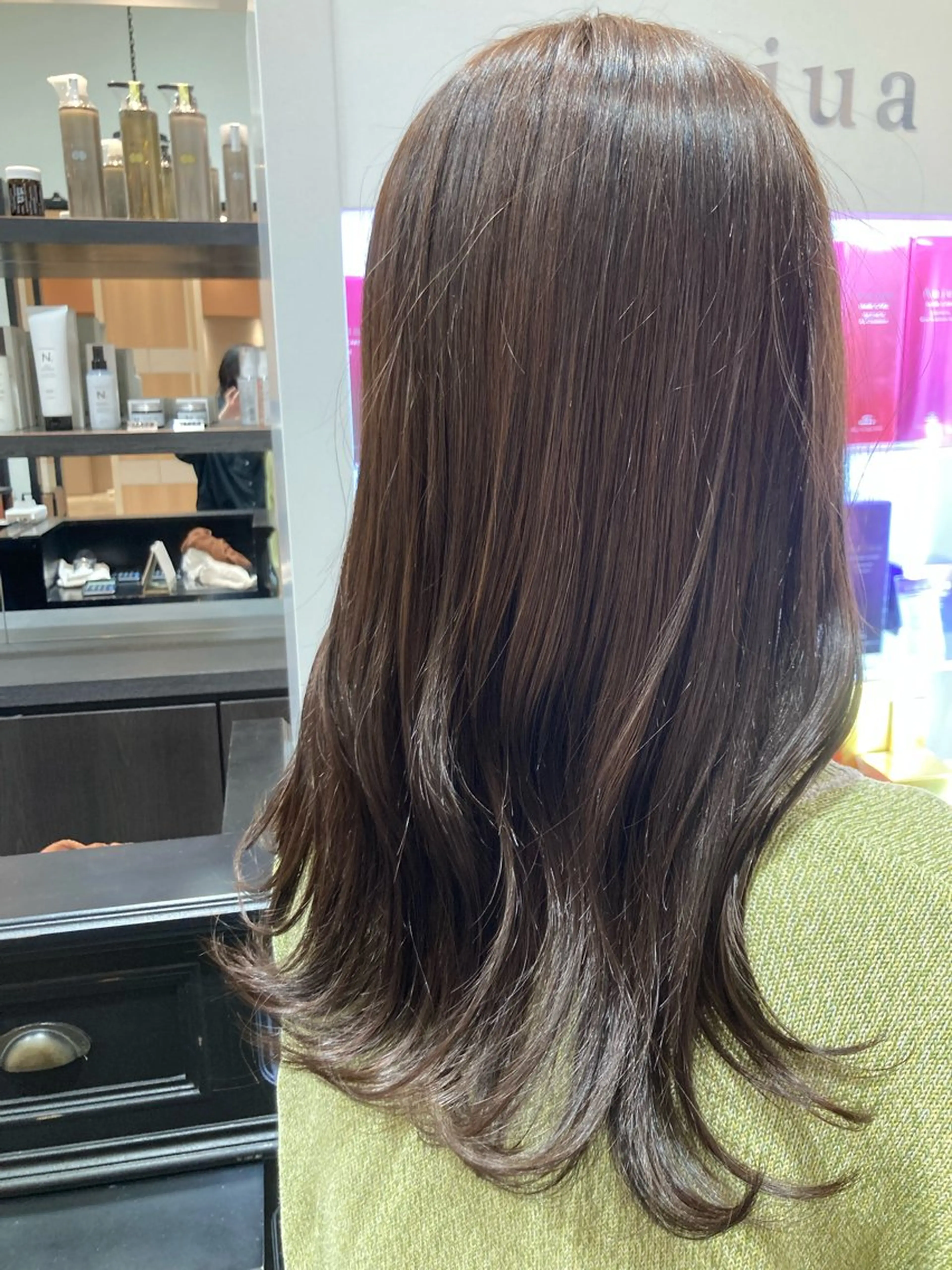 ミディアム カット ヘアカラー トリートメント hair salon rita 野々市所属・中野 幹也のヘアスタイル