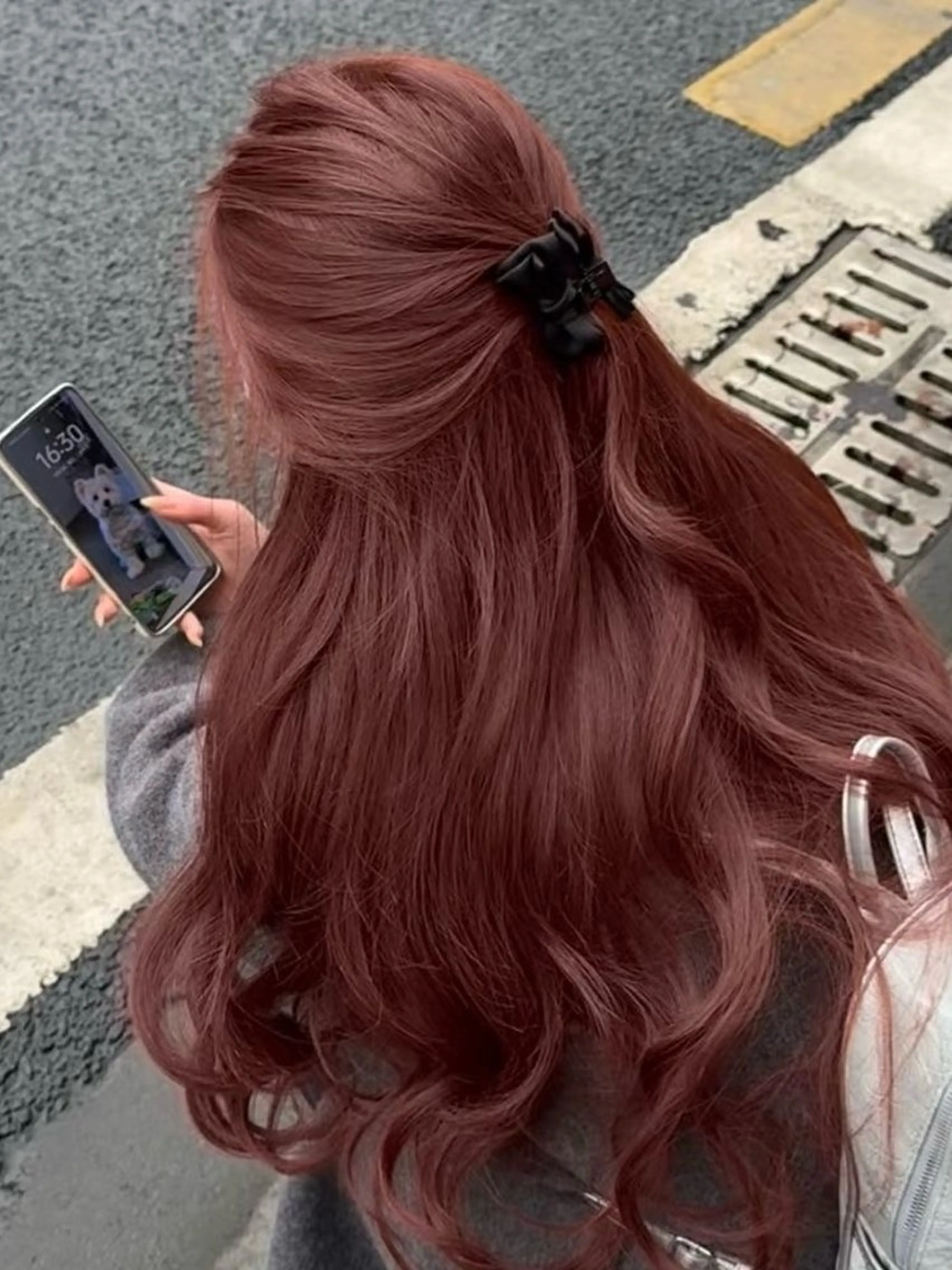 ロング カラー ヘアカラー トリートメント トレンド暖色ヘア🥀 miu🥀のヘアスタイル