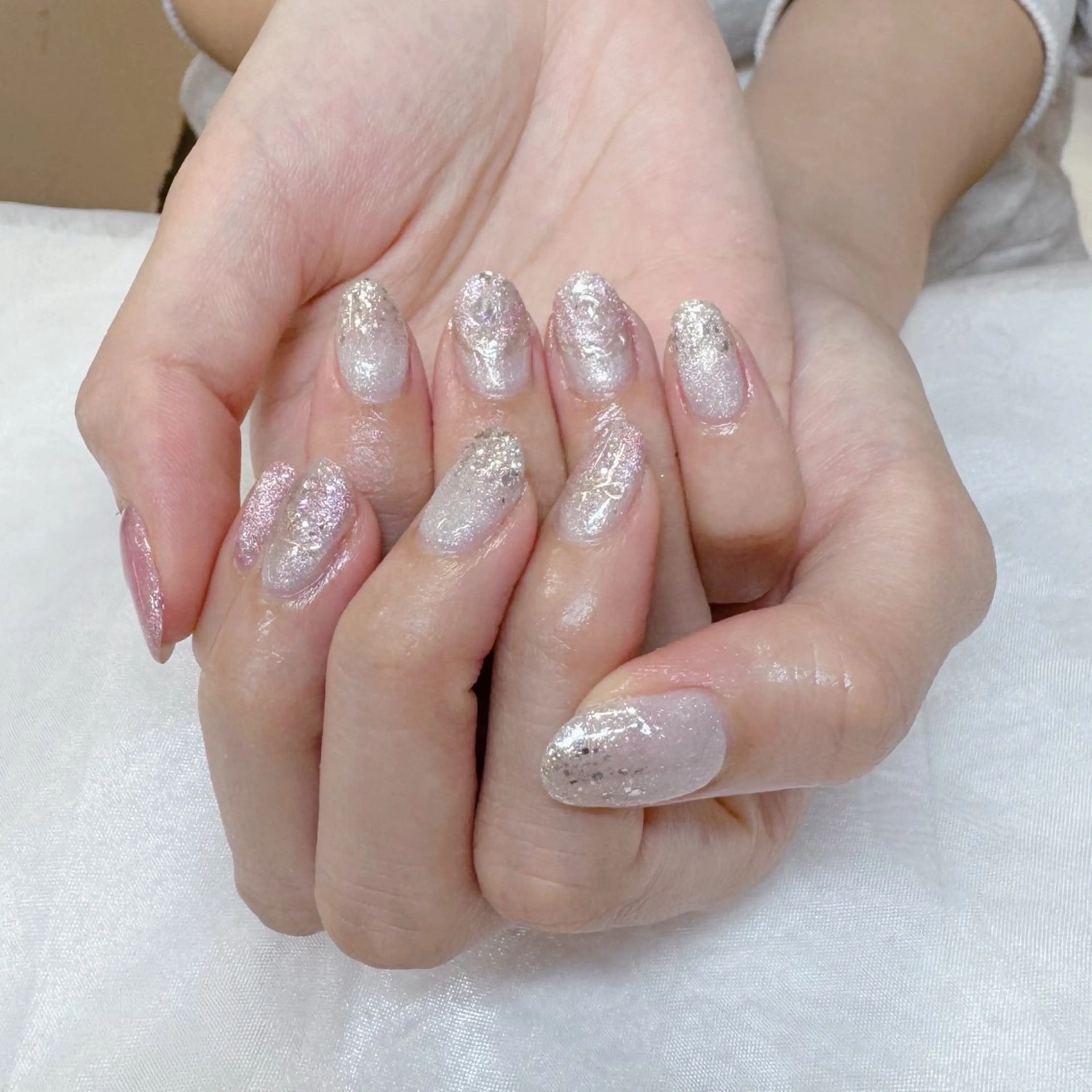 ネイル キラキラネイル マグネットネイル ニュアンスネイル maruyasu. yのネイルデザイン