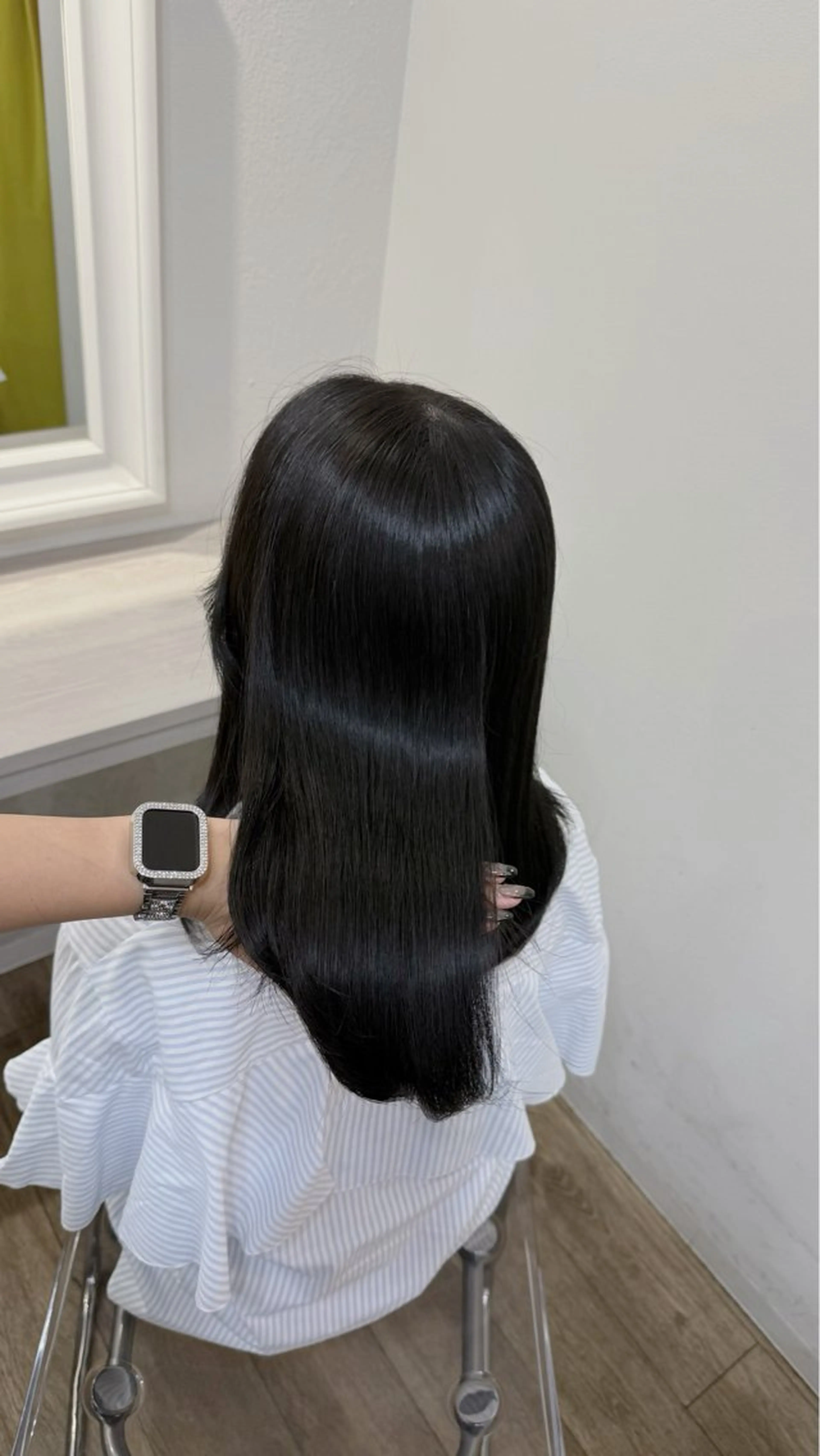 セミロング カラー ヘアカラー トリートメント 茶屋町/ワンカラー RAN　モデル募集中のヘアスタイル