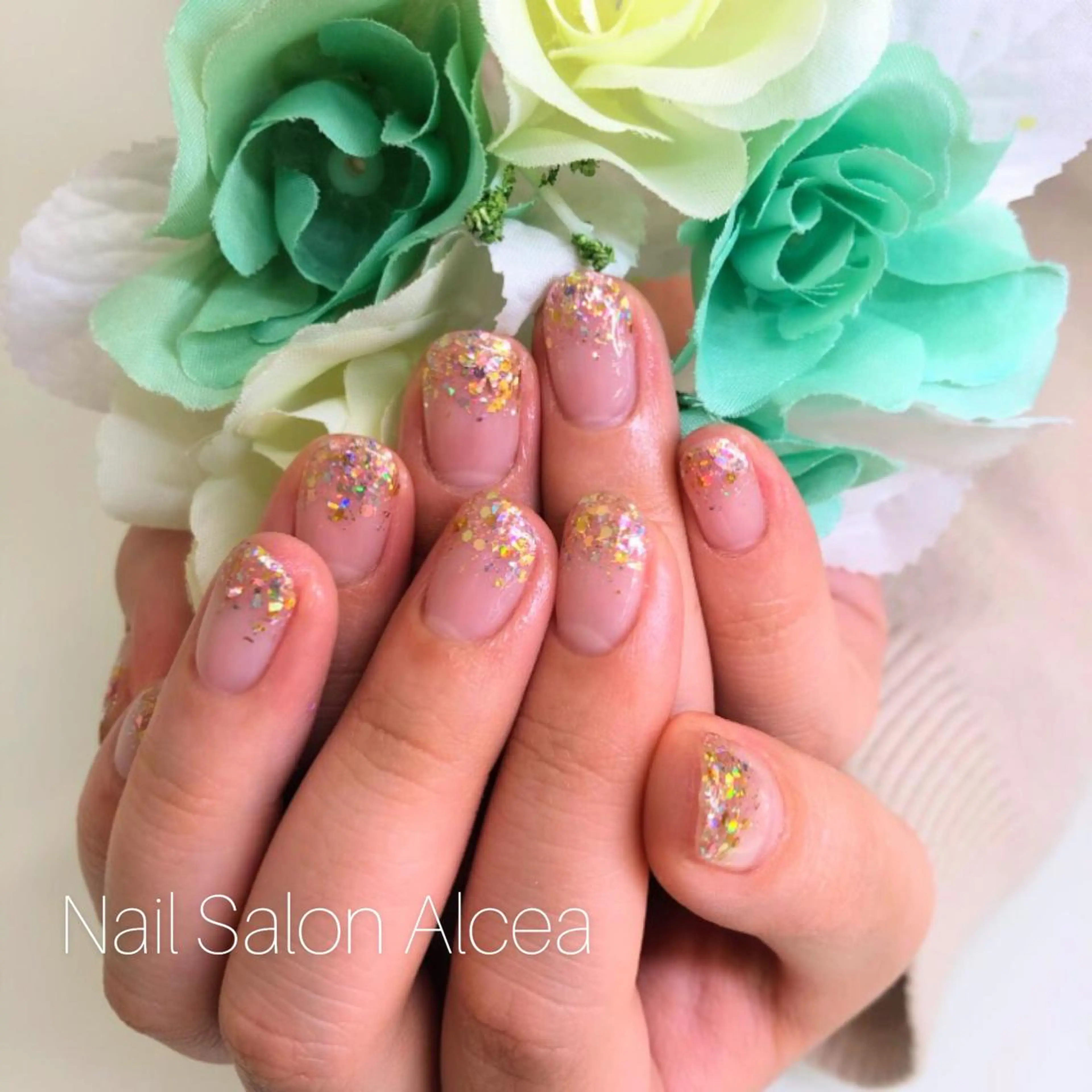 ネイル ラメ(グリッター) ラメグラデーション CHILO 木村のネイルデザイン