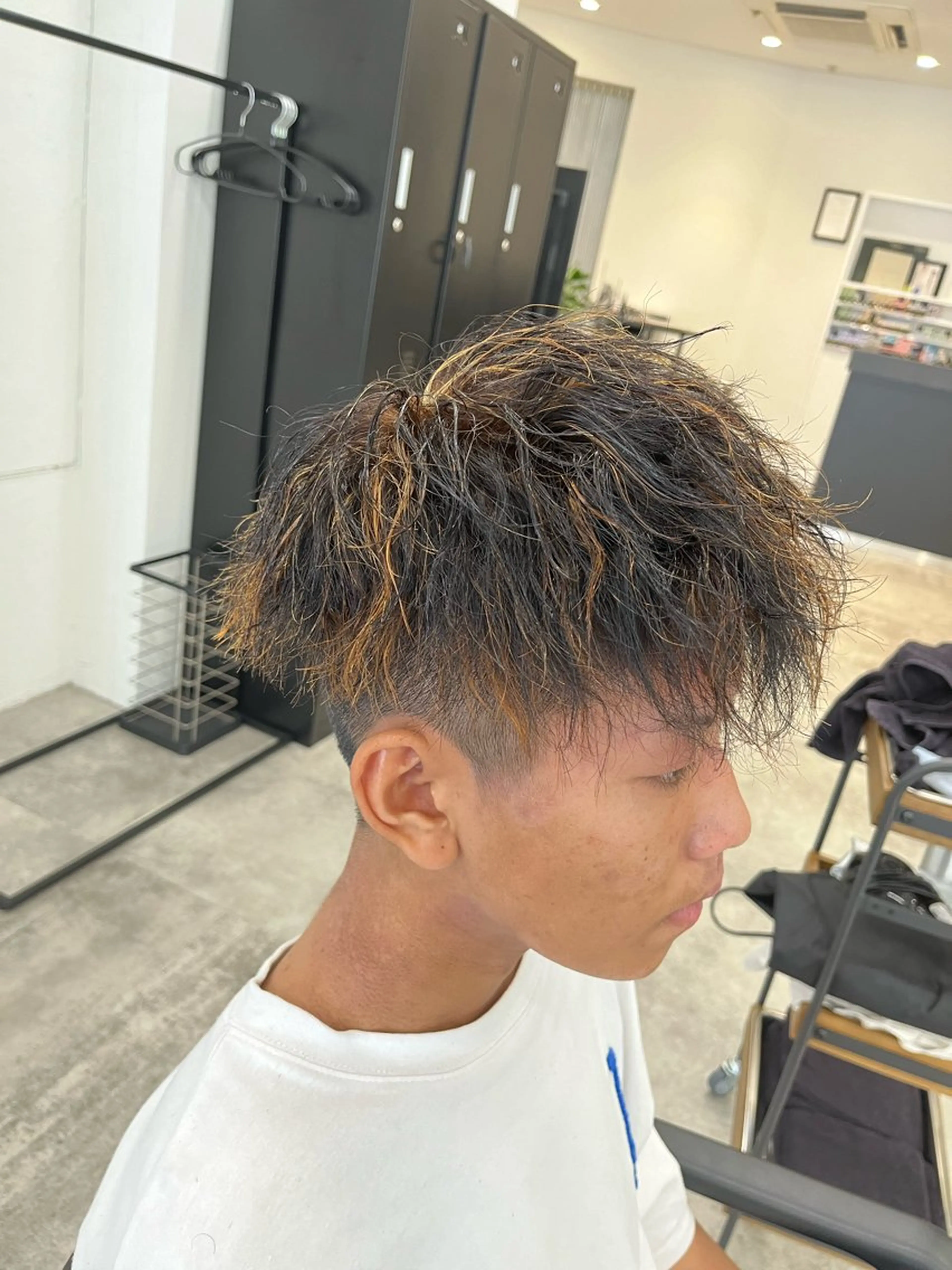 ショート メンズ メンズパーマ カンゴールサロン富山セントラル所属・小林 心空のヘアスタイル