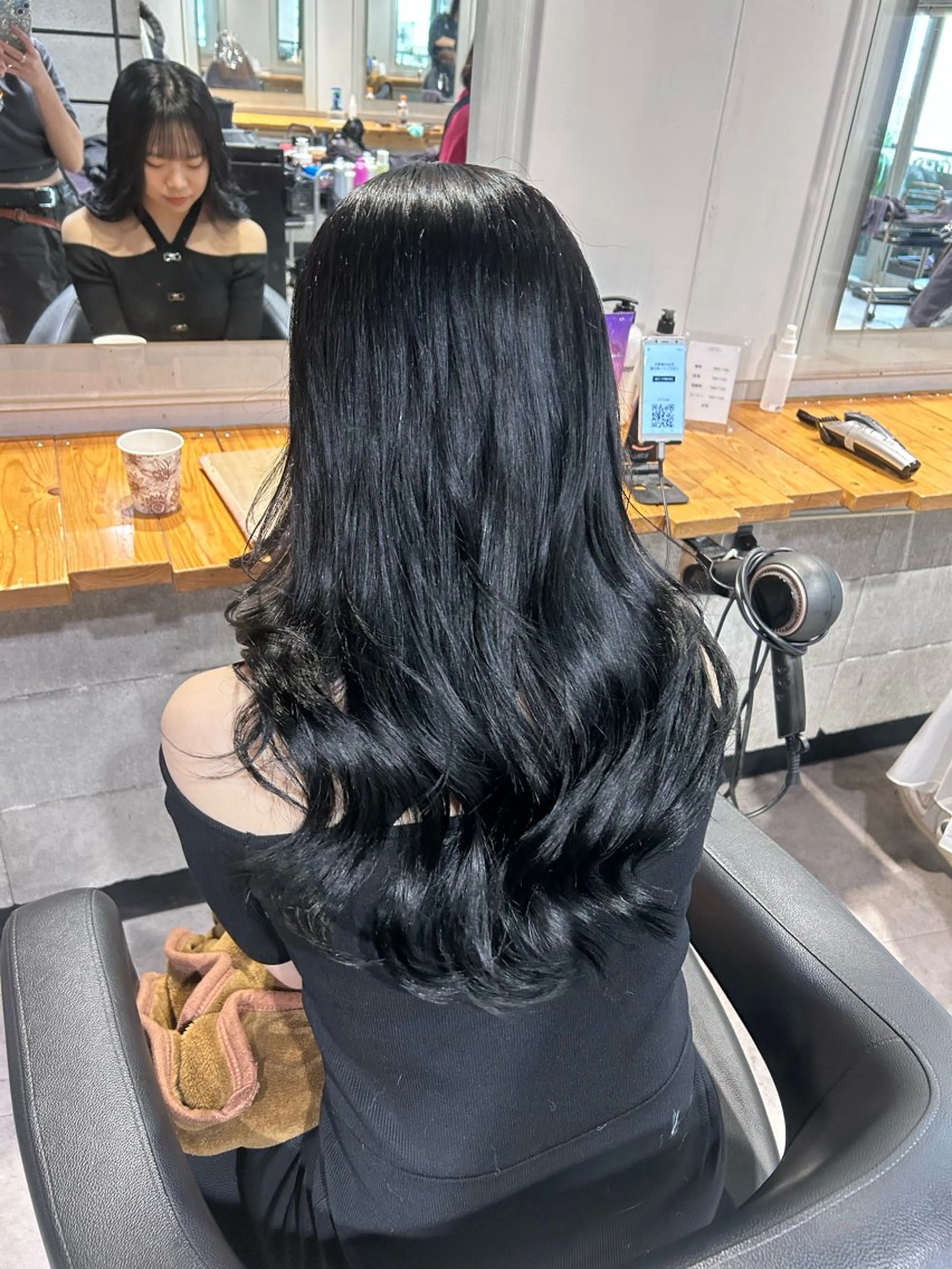 ロング カット ヘアカラー トリートメント ヘッドスパ 韓国Style♡ Nanami🇰🇷のヘアスタイル