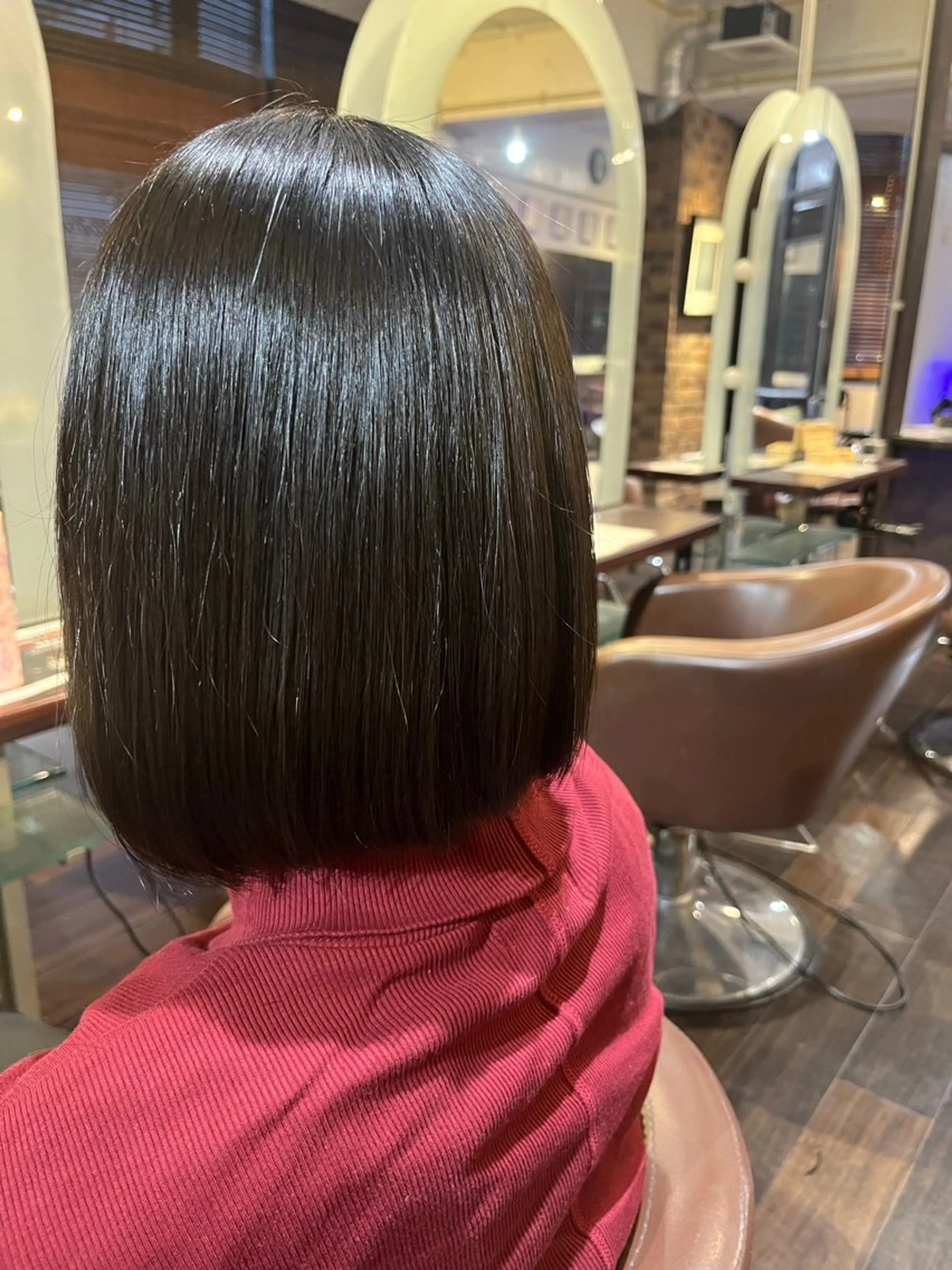 『縮毛矯正メイン』ケア縮毛矯正&カット&ケラスターゼクロノロジストトリートメントの写真